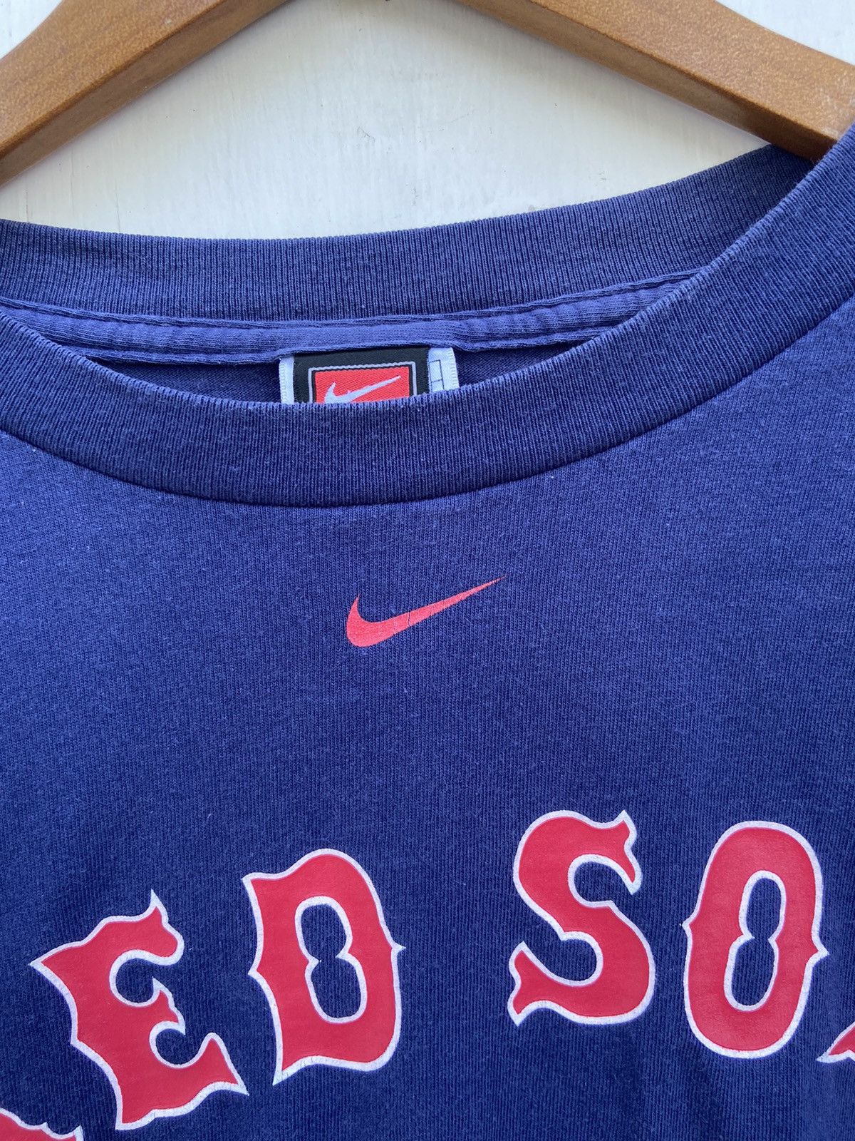 MLB 🔥 Vintage y2k Red Sox t shirt long sleeve MLB Size US M / EU 48-50 / 2 - 7 Thumbnail
