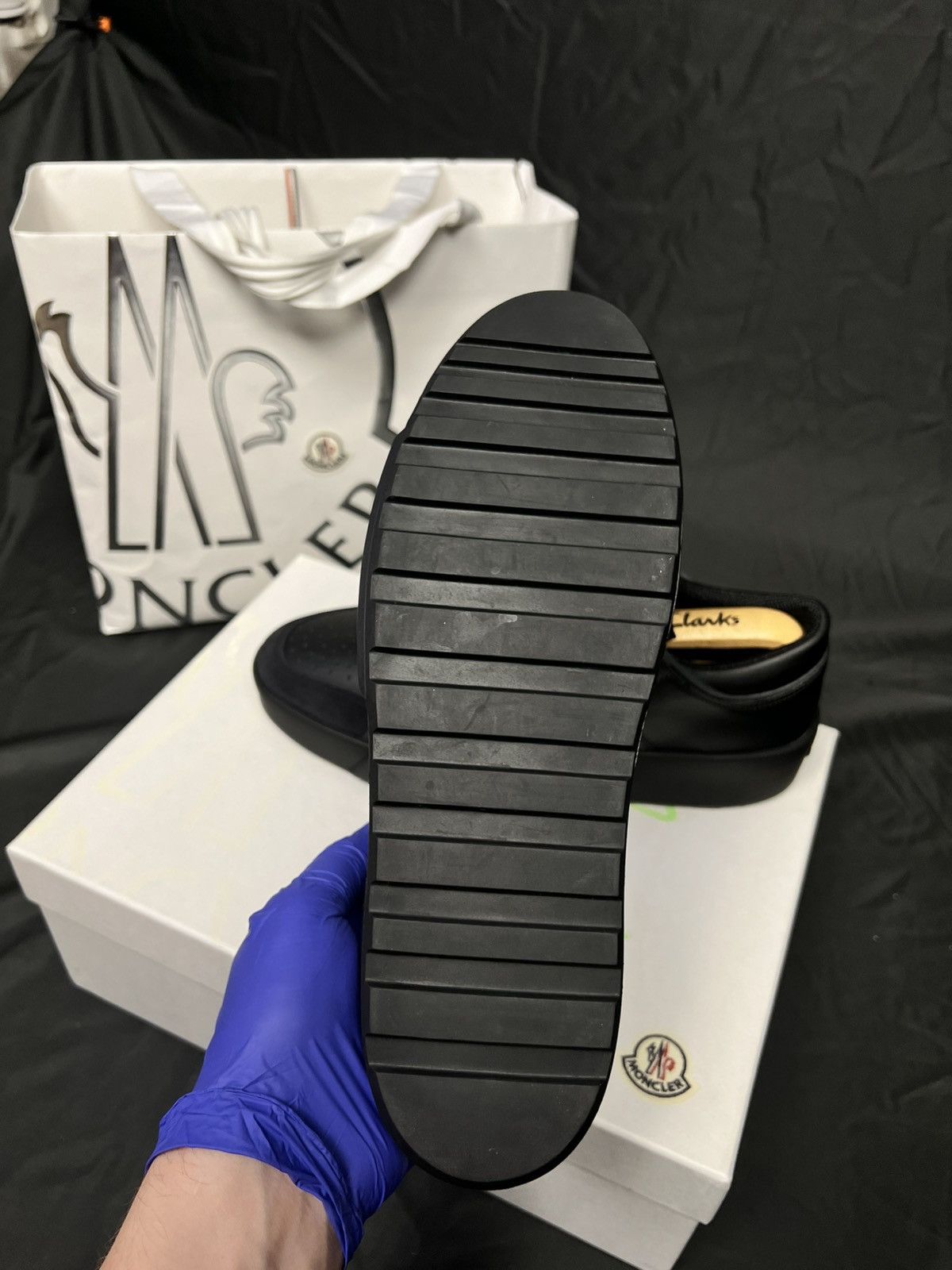 Moncler DSWT Moncler Promyx Space D low top leather and suede Size US 10 / EU 43 - 13 Thumbnail