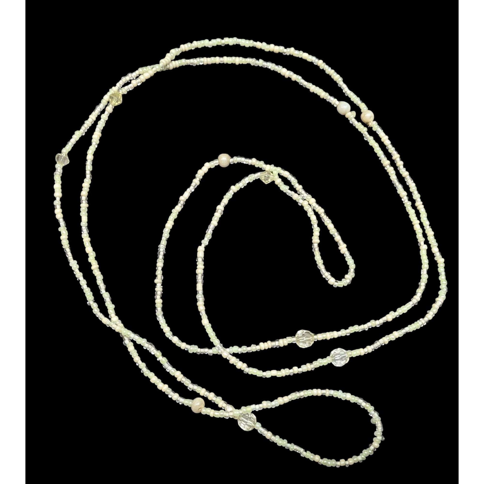 Other Simple Casual Cream Glass Beaded Necklace Size ONE SIZE - 1 Thumbnail