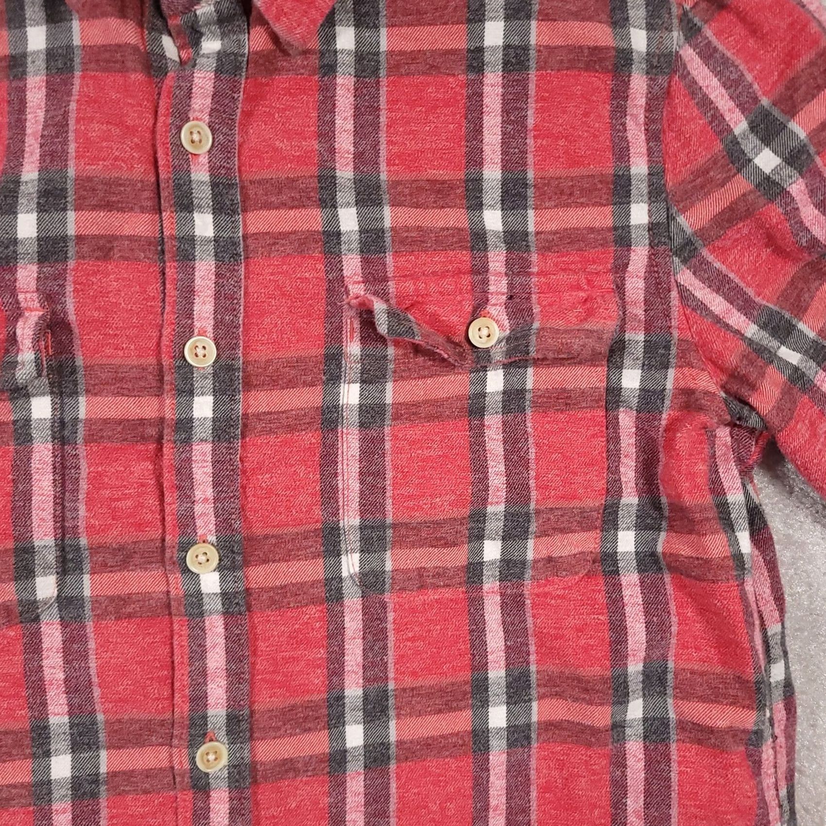 Lucky Brand Lucky Brand Flannel Shirt Mens Medium Red Plaid Button Up Casual Western Mens Regular Red Plaid Western 90s Modern Vintage-Style? Size US M / EU 48-50 / 2 - 4 Thumbnail