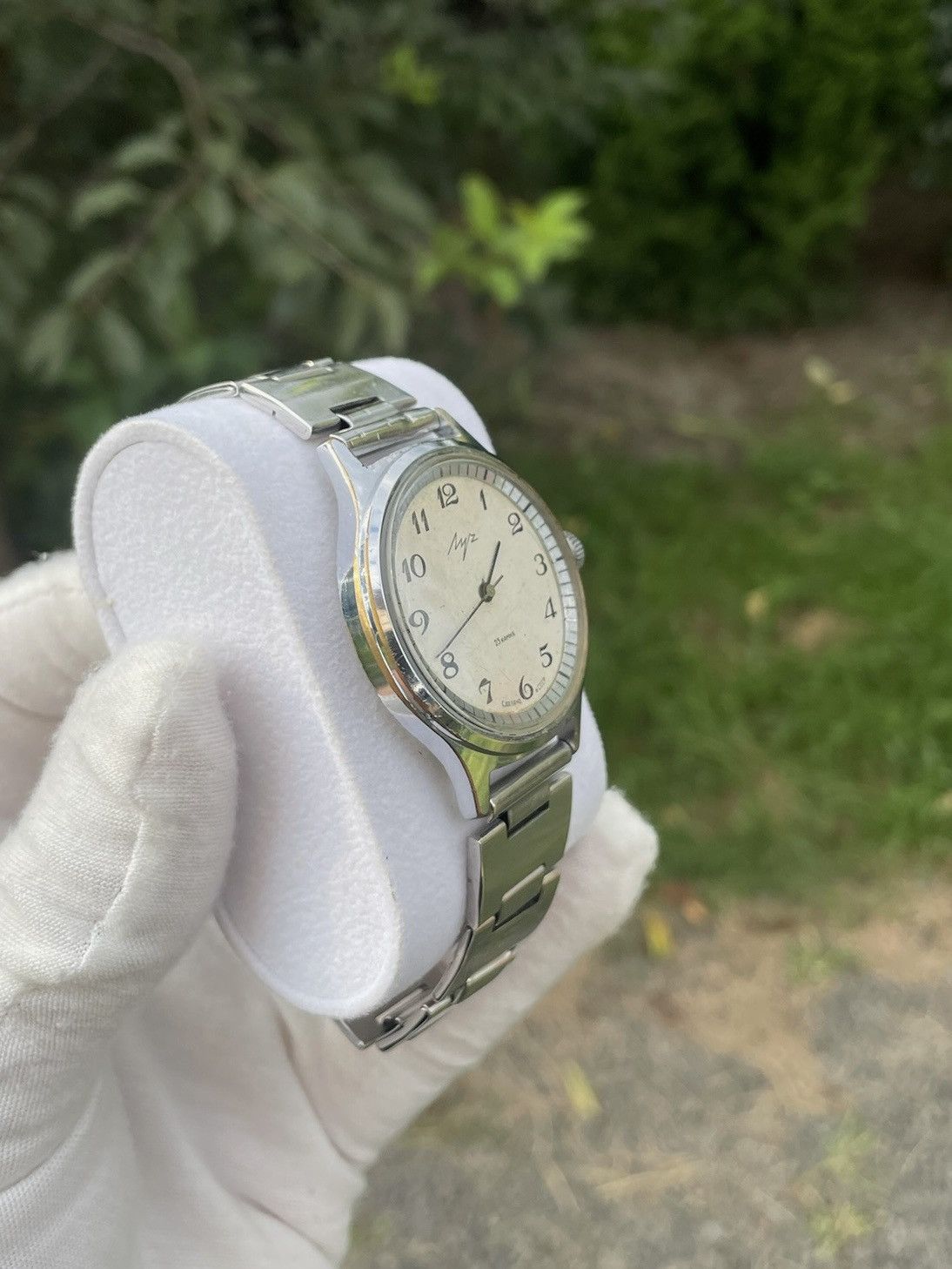 Vintage Vintage Watch Luch Mechanical Wristwatch 1980s Size ONE SIZE - 13 Thumbnail
