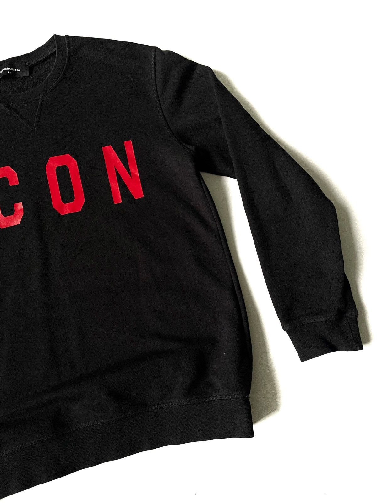 Dsquared2 Dsquared 2 ICON Men Black Sweatshirt Size S-M Made In Italy Size US S / EU 44-46 / 1 - 3 Thumbnail