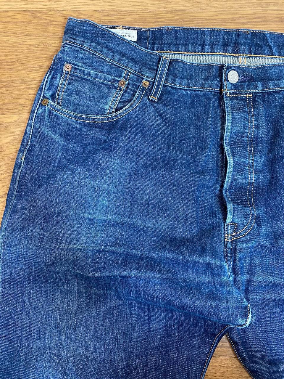 Levi's × Vintage Vintage 90s Levis 501 Orange Tab Jeans Size US 35 - 22 Thumbnail