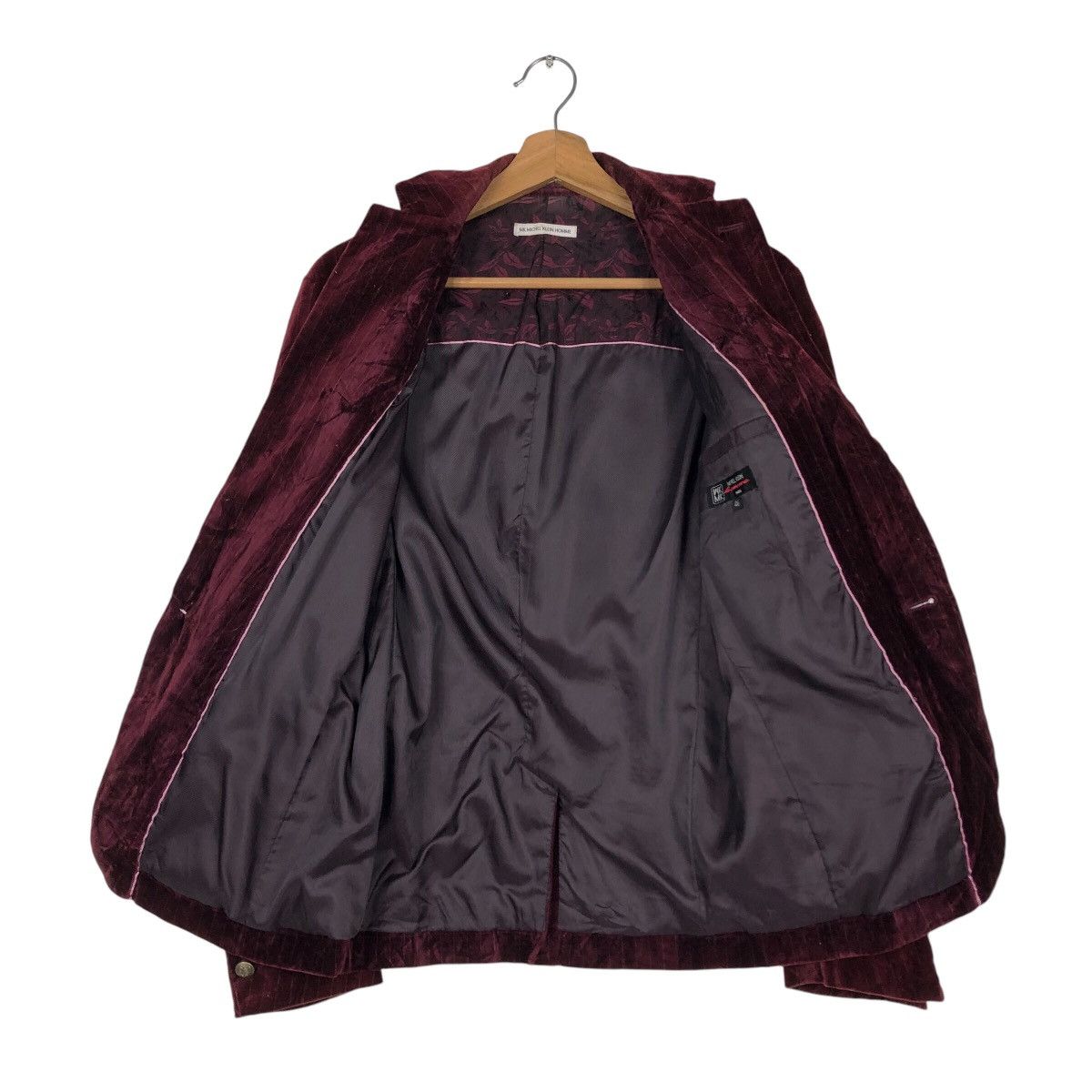 Japanese Brand 📌Vintage Chore Velvet Jacket Striped Michel Klein Homme Size US S / EU 44-46 / 1 - 14 Thumbnail