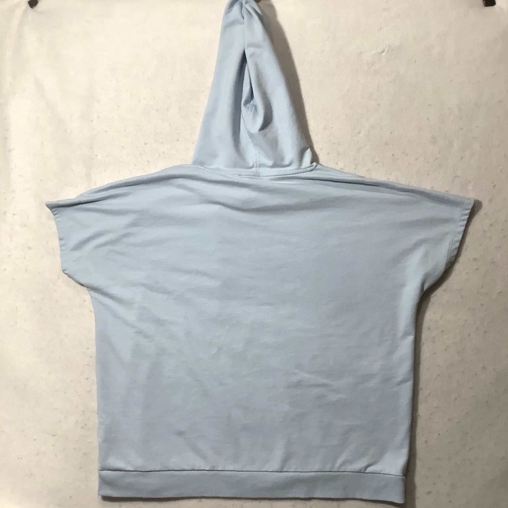 Michael Kors Michael Kors Womens XL Blue Graphic Hooded Pullover Shirt Top Short Sleeve Sweatshirt Shirt Size XL / US 12-14 / IT 48-50 - 6 Thumbnail