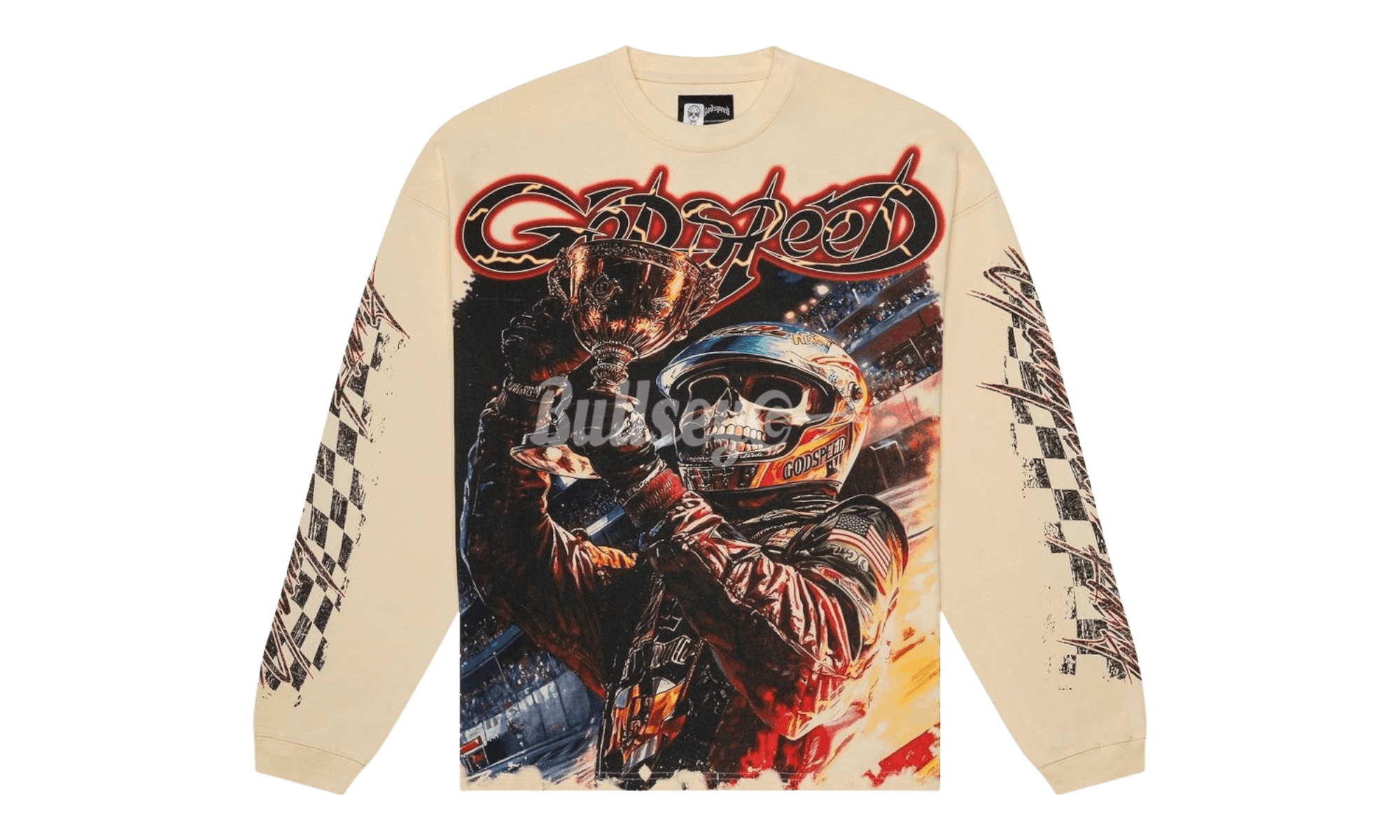 Godspeed Podium Dreams Bone Longsleeve T-Shirt Size US XL / EU 56 / 4 - 1 Thumbnail