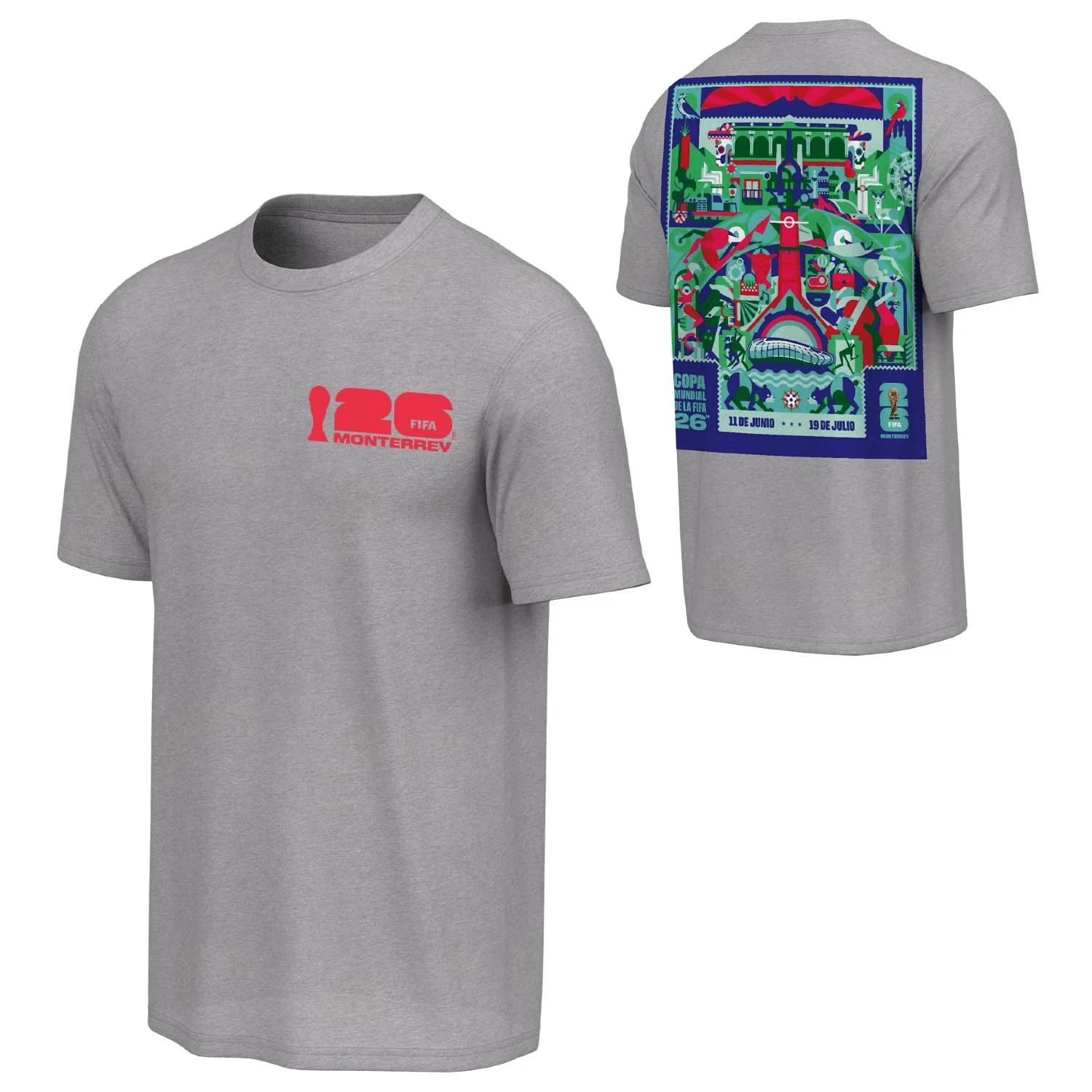 Other Monterrey Poster Grey T-Shirt Size US M / EU 48-50 / 2 - 3 Thumbnail