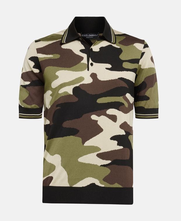 Dolce & Gabbana Silk polo shirt Size US M / EU 48-50 / 2 - 1 Thumbnail