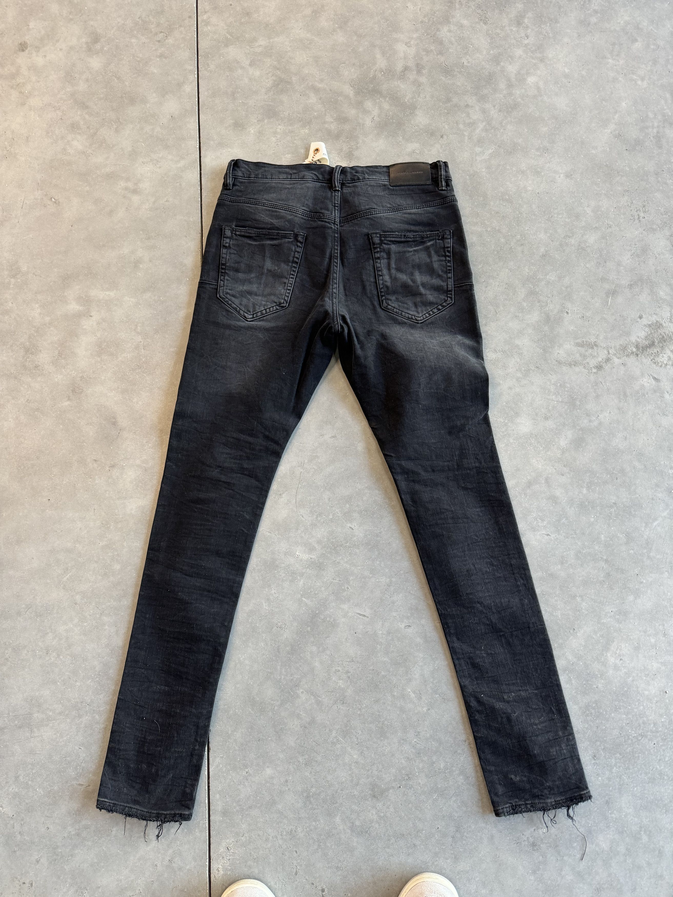 Purple Brand Black Purple ripped denim Size US 31 - 2 Thumbnail