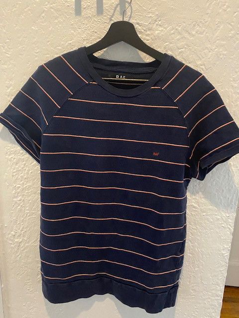 Raf by Raf Simons Frech Terry Raglan S/S Nautical top