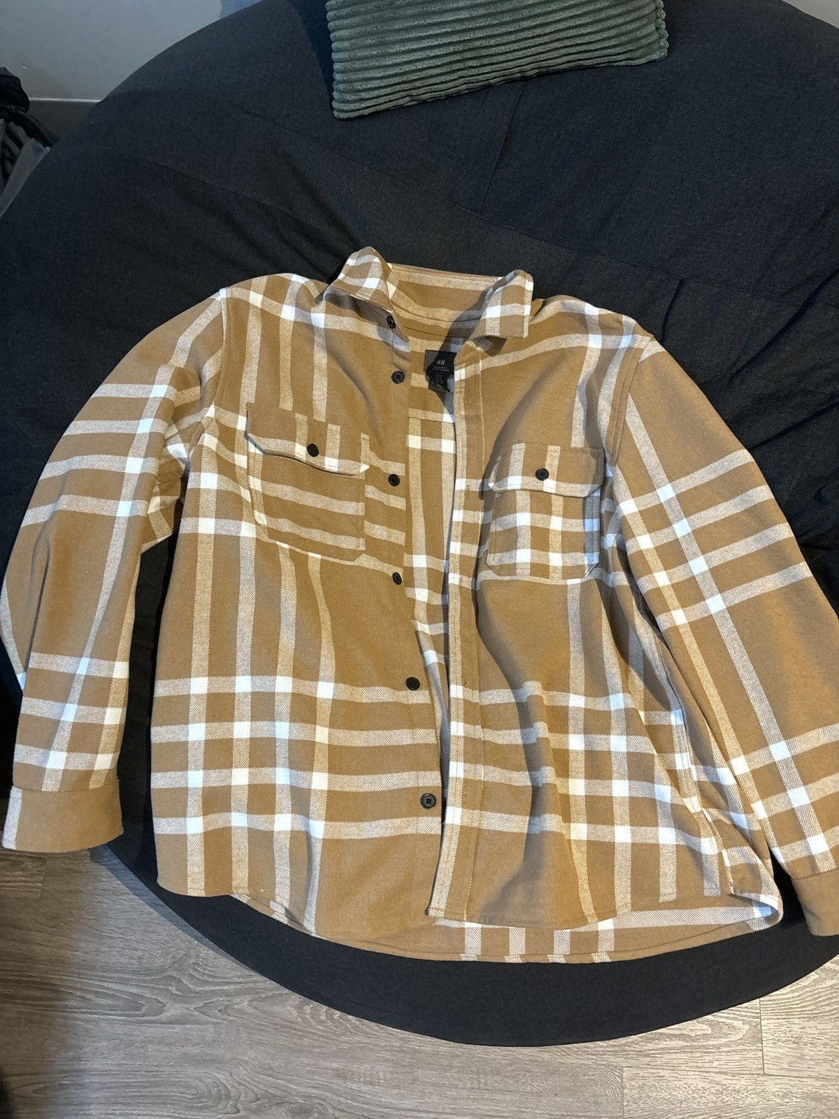 H&M Plaid Flannel Shirt Size US XL / EU 56 / 4 - 1 Thumbnail