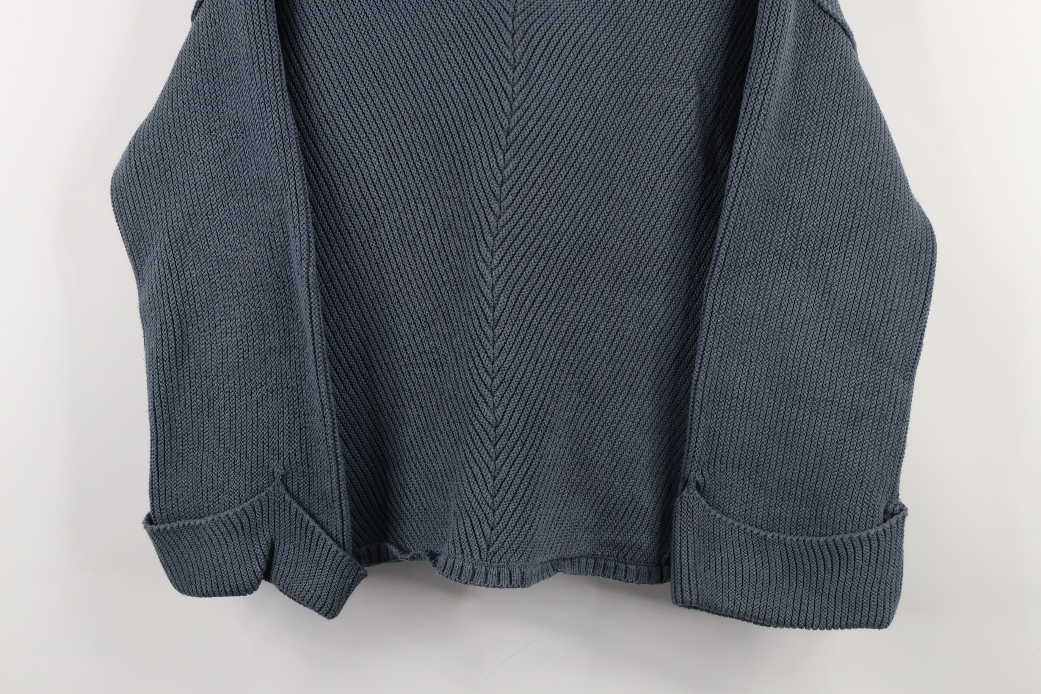 Free People × Vintage Free People Oversized Chunky Thermal Ribbed Knit Sweater Size M / US 6-8 / IT 42-44 - 3 Thumbnail