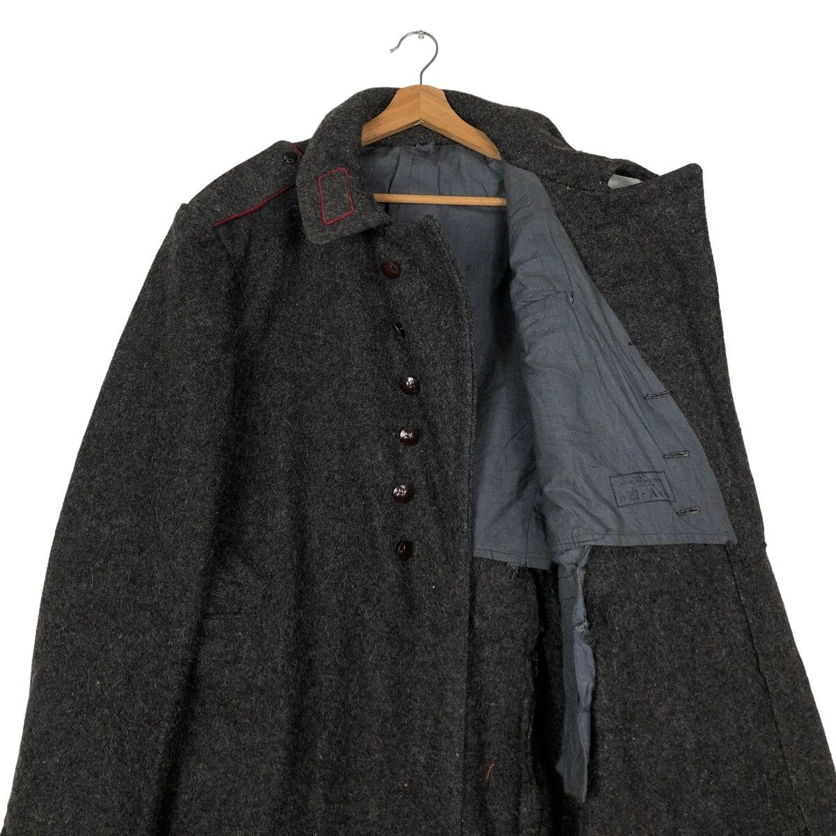 Vintage 🔥TRUE VINTAGE 1940’s LONG JACKET WOOL CANADIAN MILITARY Size US M / EU 48-50 / 2 - 13 Thumbnail