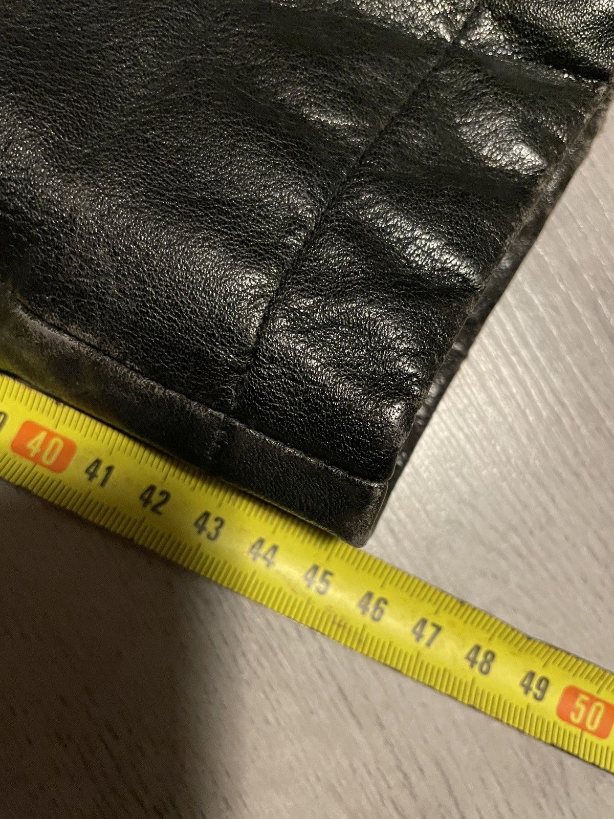 Vintage VINTAGE 90S BLACK LEATHER COAT JACKET Size US XL / EU 56 / 4 - 11 Thumbnail