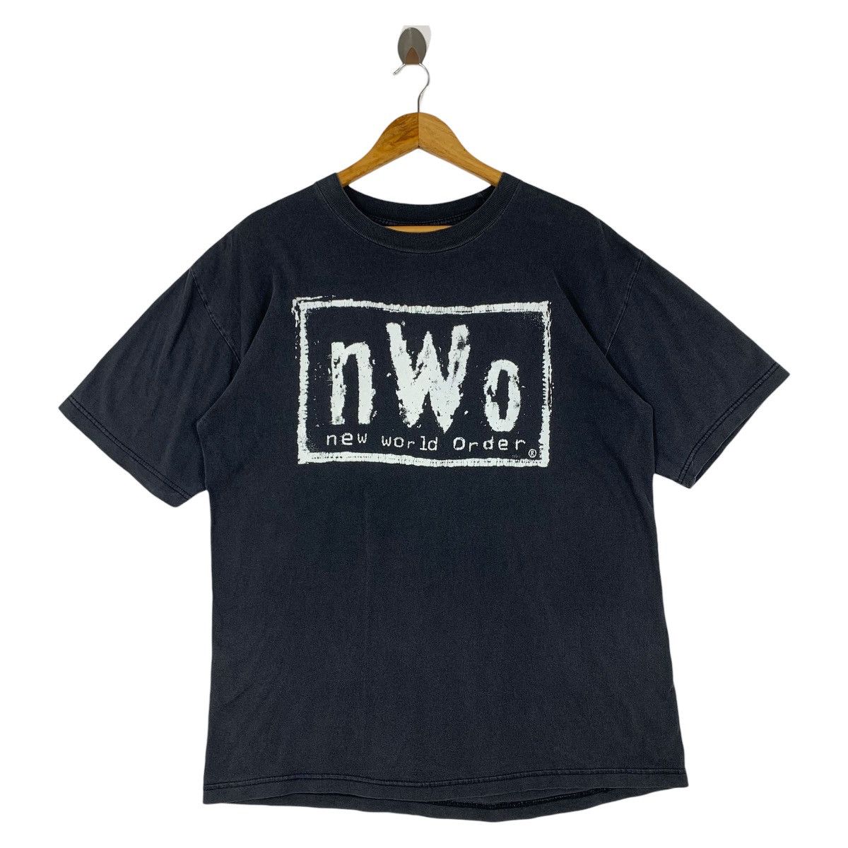 Band Tees × Vintage Vintage NEW WORLD ORDER NWO print band tees Size US L / EU 52-54 / 3 - 1 Thumbnail