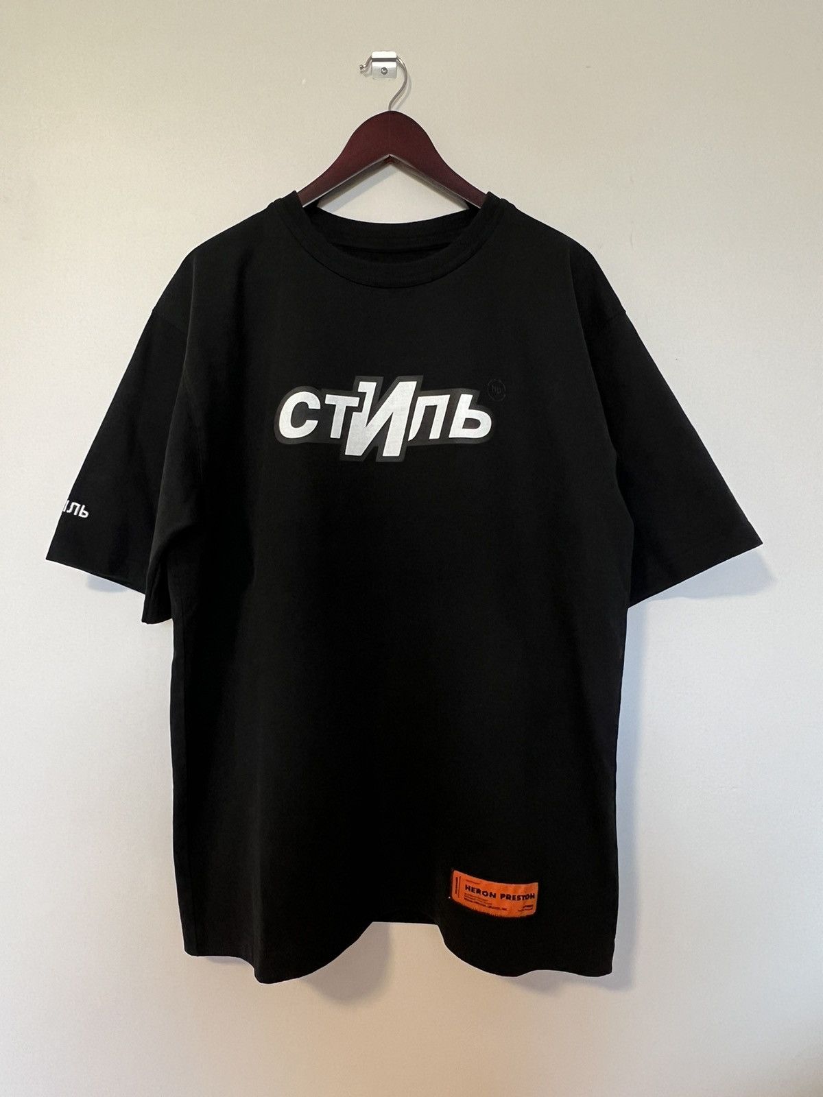 image of Heron Preston Ctnmb Shirt in Black, Men's (Size Small)