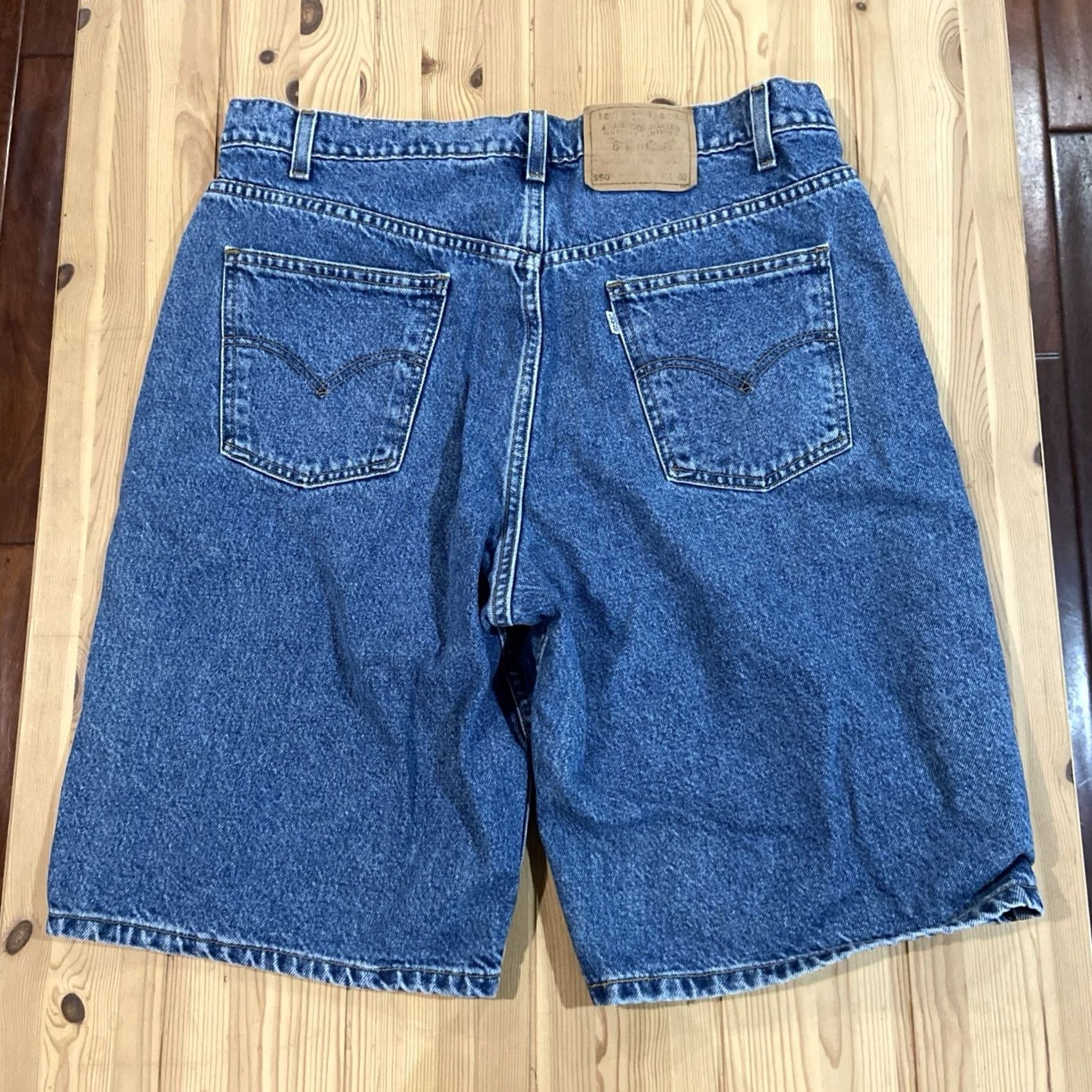 Levi's Levi's Bermuda Shorts Mens 38 White Tab Denim Relaxed Fit Zip Fly 90s USA 12in Inseam Regular Men Size US 38 / EU 54 - 5 Thumbnail