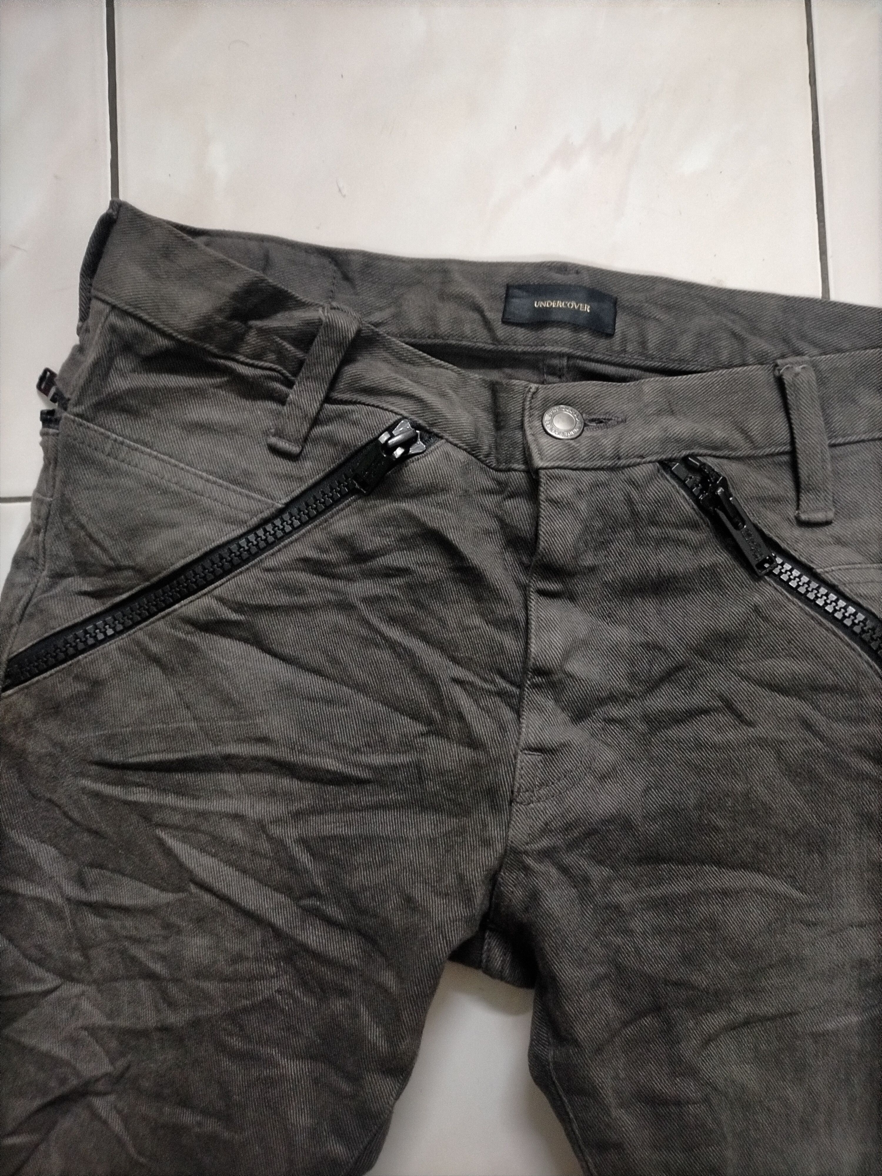 Jun Takahashi × Undercover Undercover Jun Takahashi Distressed Zipper Denim Size US 31 - 8 Thumbnail