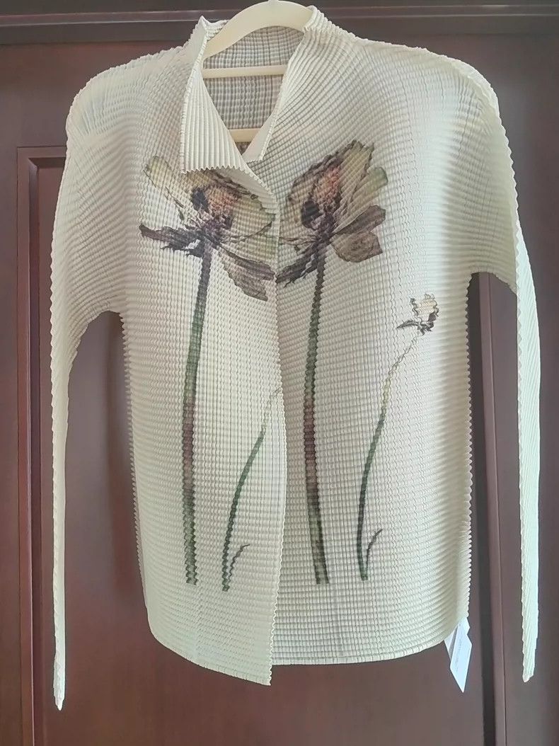 Issey Miyake Issey Miyake size:2 The beige "Spring Flowers and Autumn F Size S / US 4 / IT 40 - 2 Thumbnail