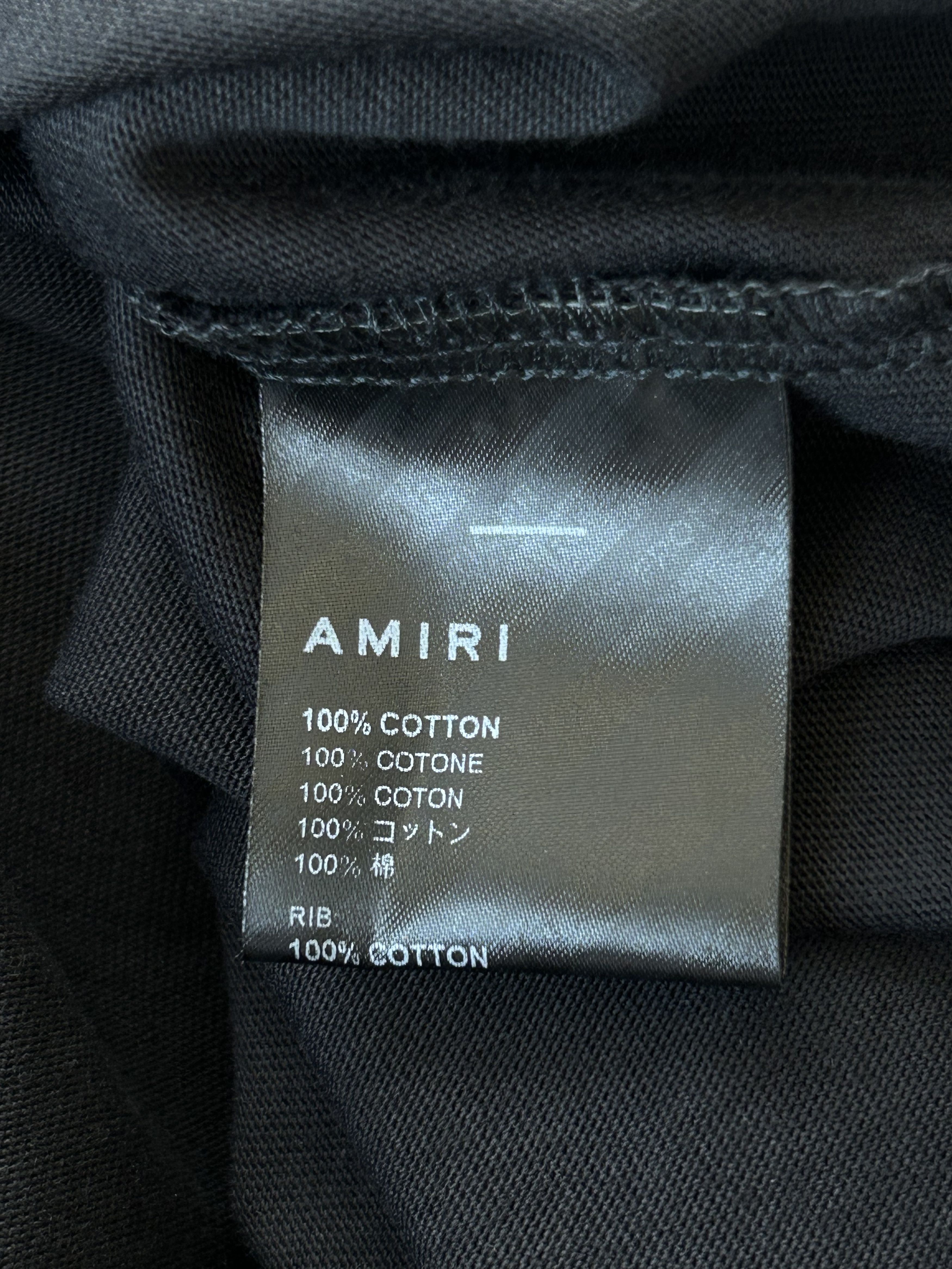 Amiri Amiri Preemo Black Logo T-Shirt Size US XL / EU 56 / 4 - 4 Thumbnail