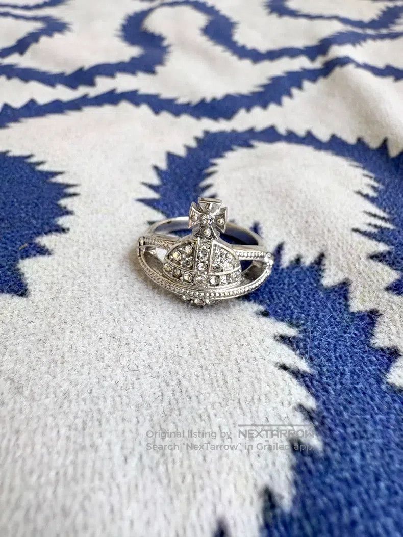Vivienne Westwood Vivienne Westwood Vintage full diamond Saturn ring Size ONE SIZE - 1 Thumbnail