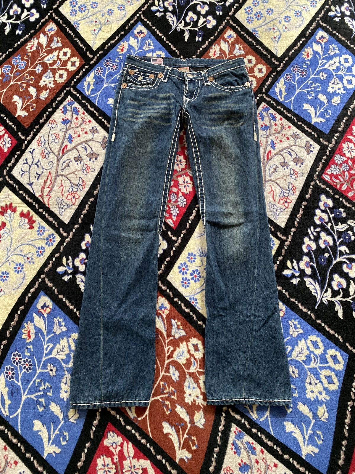 True Religion True Religion Flared Joey Super T Jeans Size US 28 / EU 44 - 2 Thumbnail