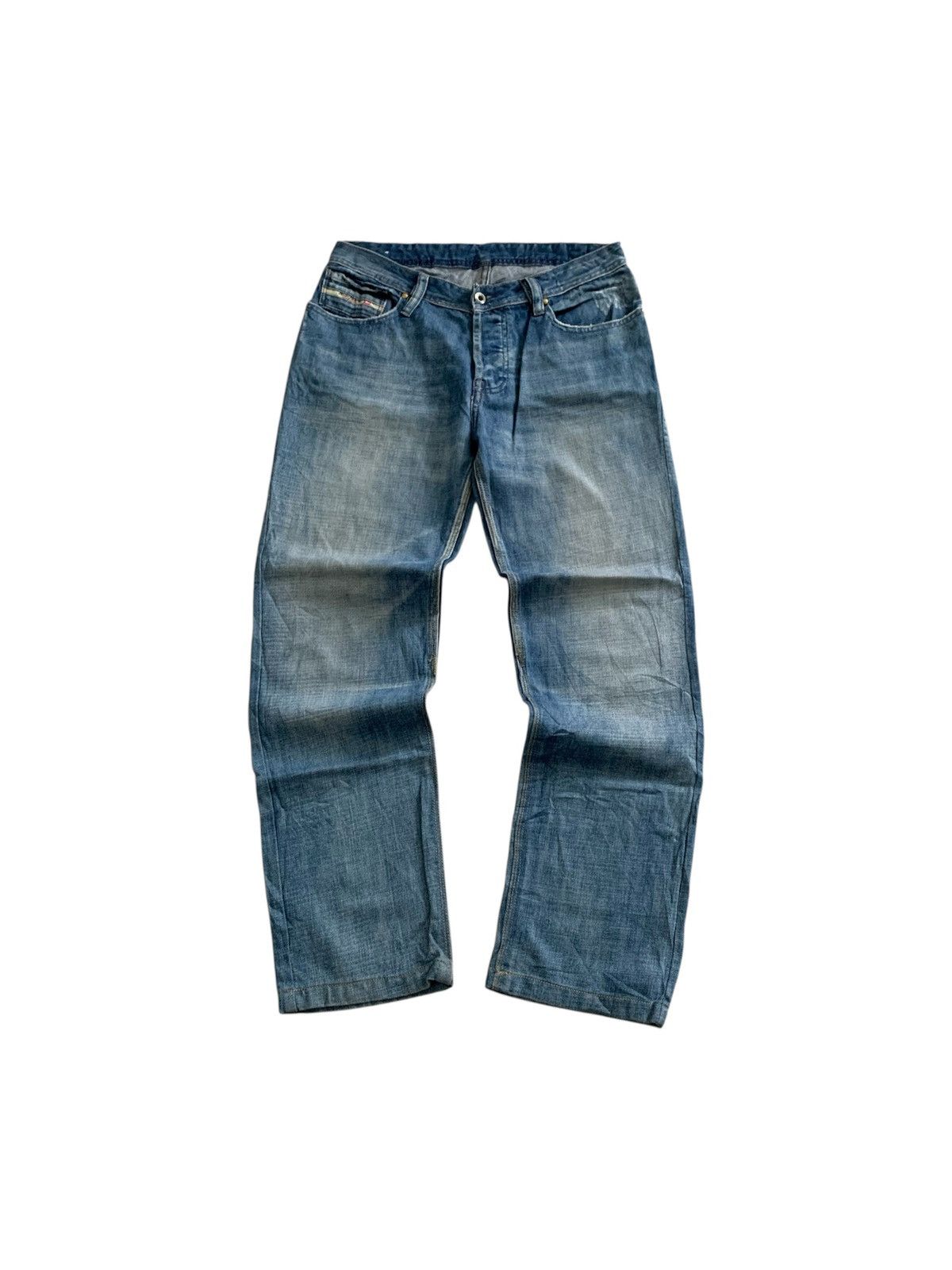 Diesel Diesel Industry Reguler Faded Blue Jeans Size US 30 / EU 46 - 9 Thumbnail