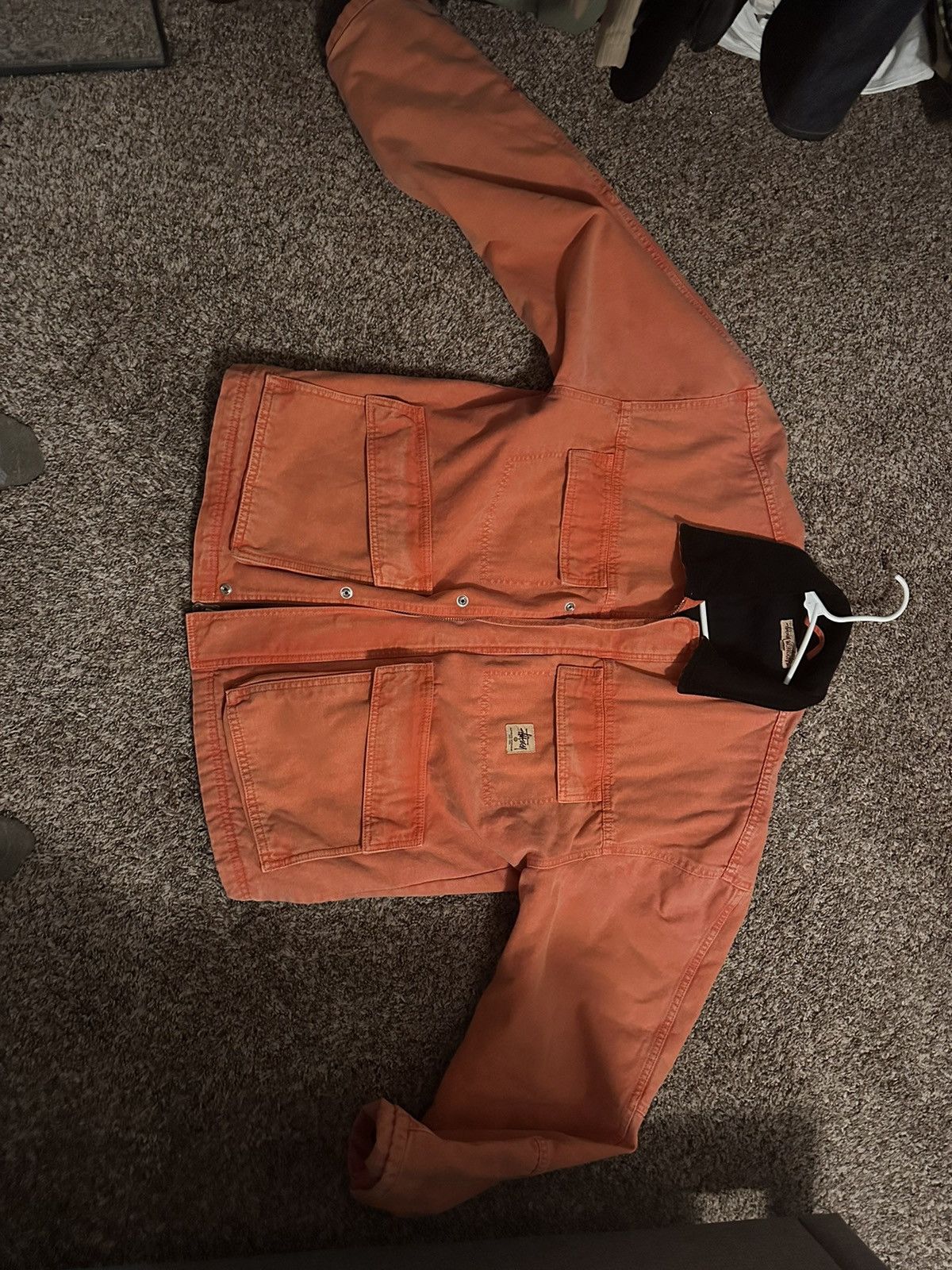 image of Stussy Work Jacket in Red, Men's (Size XL)