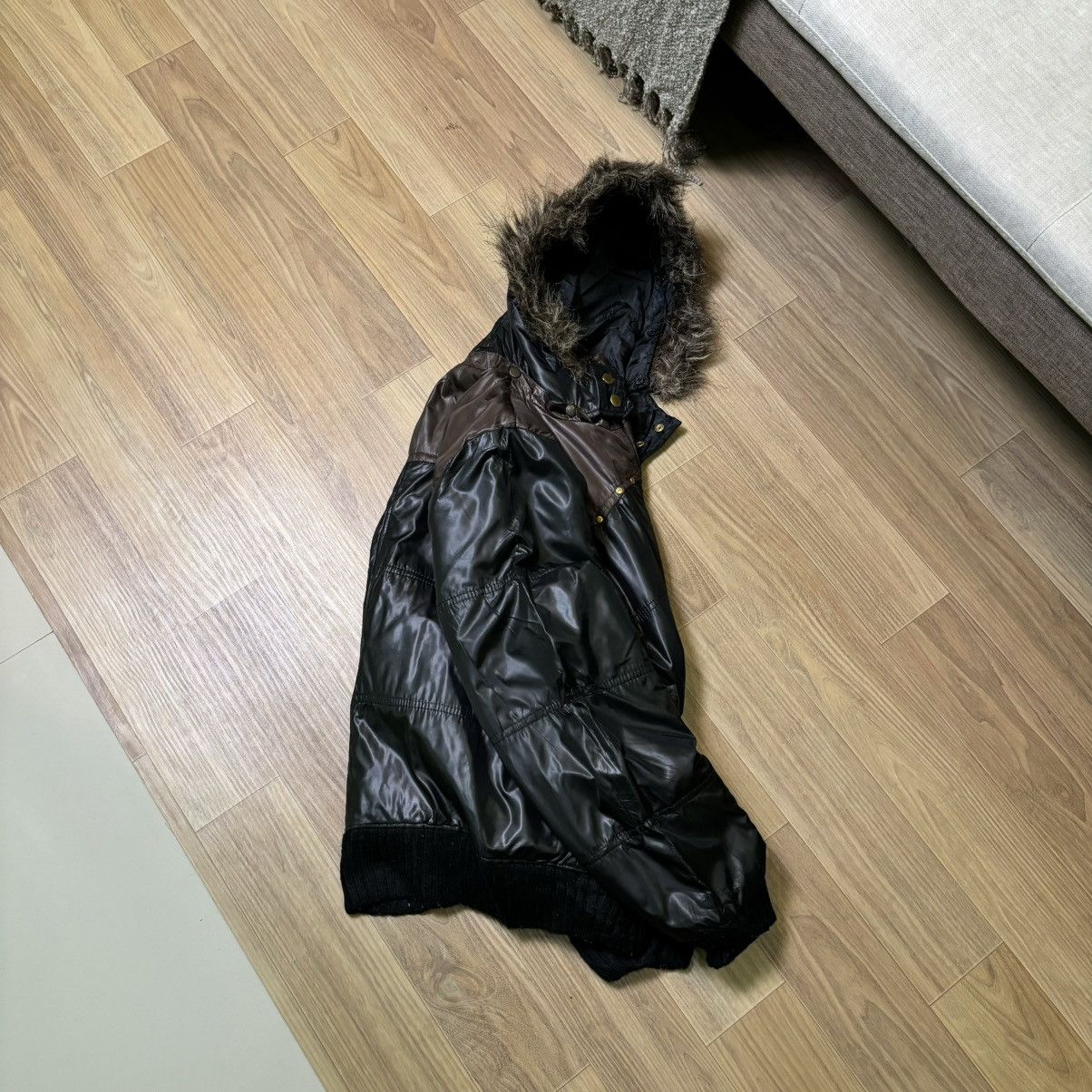 14th Addiction × If Six Was Nine × Le Grande Bleu (L.G.B.) CornFlake Ifsixwasnine LGB Style fur jacket Vtg Y2K japan Size US M / EU 48-50 / 2 - 5 Thumbnail