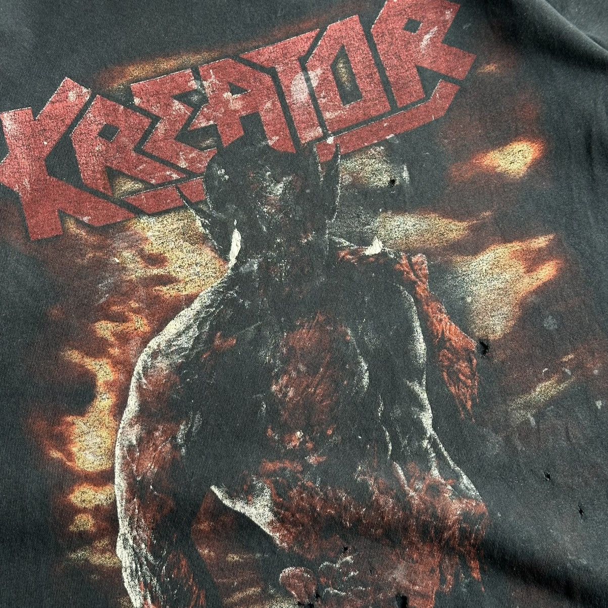 Band Tees Vintage 2000’s Kreator Thrash Metal Band Tour Faded Tee Size US L / EU 52-54 / 3 - 4 Thumbnail