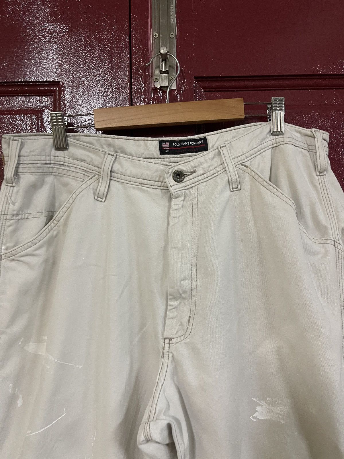 Polo Ralph Lauren × Vintage Vintage Distressed Polo Ralph Lauren Carpenter Size US 34 / EU 50 - 2 Thumbnail