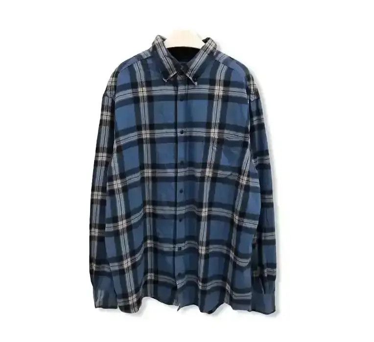 Vintage Merona Plaid Tartan Flannel Shirt 👕 | Grailed