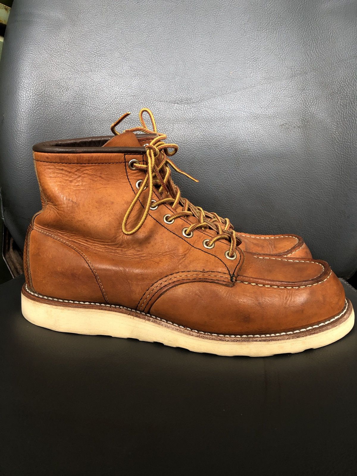 Red Wing Red Wing 875 Moc Toe Men’s Boots Size US8.5 UK7.5 Made In 🇺🇸 Size US 8.5 / EU 41-42 - 3 Thumbnail