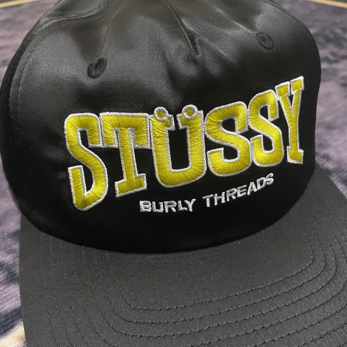 Other Stussy Burly Threads Cap Hat Black Size ONE SIZE - 2 Thumbnail