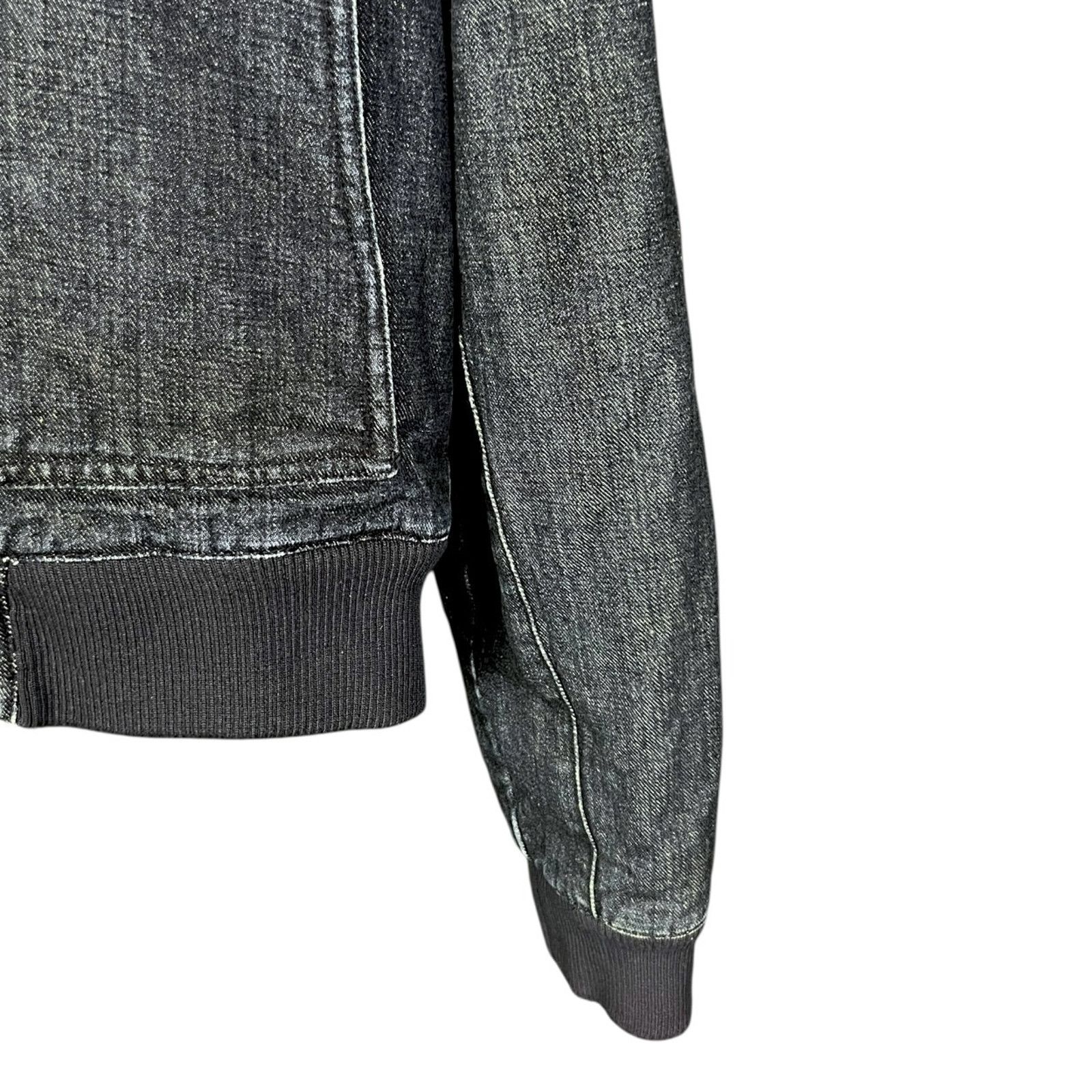Ben Sherman Ben Sherman Women's Large Sherpa Lined Trucker Jean Jacket Size L / US 10 / IT 46 - 4 Thumbnail