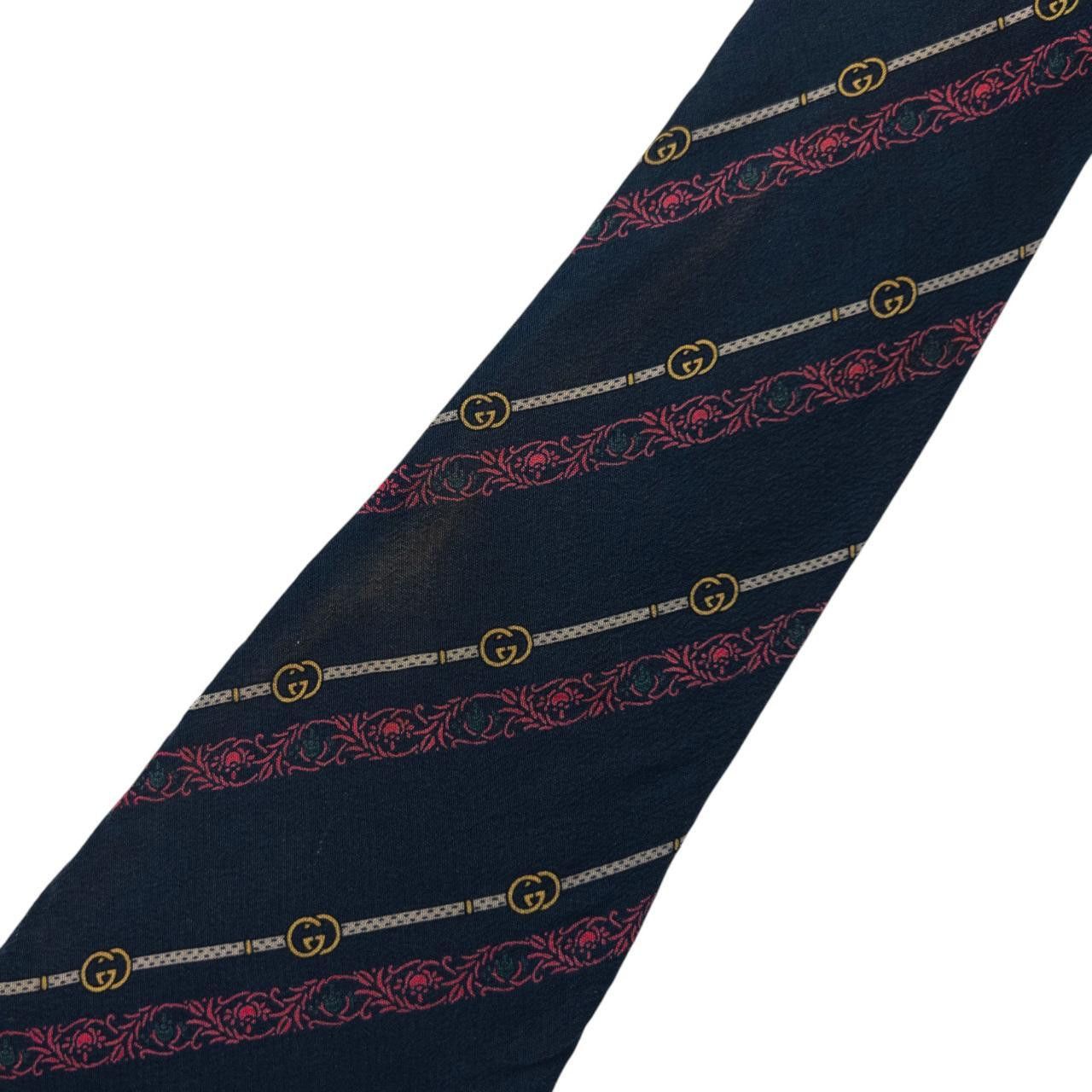 Gucci Vintage Gucci Monogram Silk Scarf Size ONE SIZE - 7 Thumbnail
