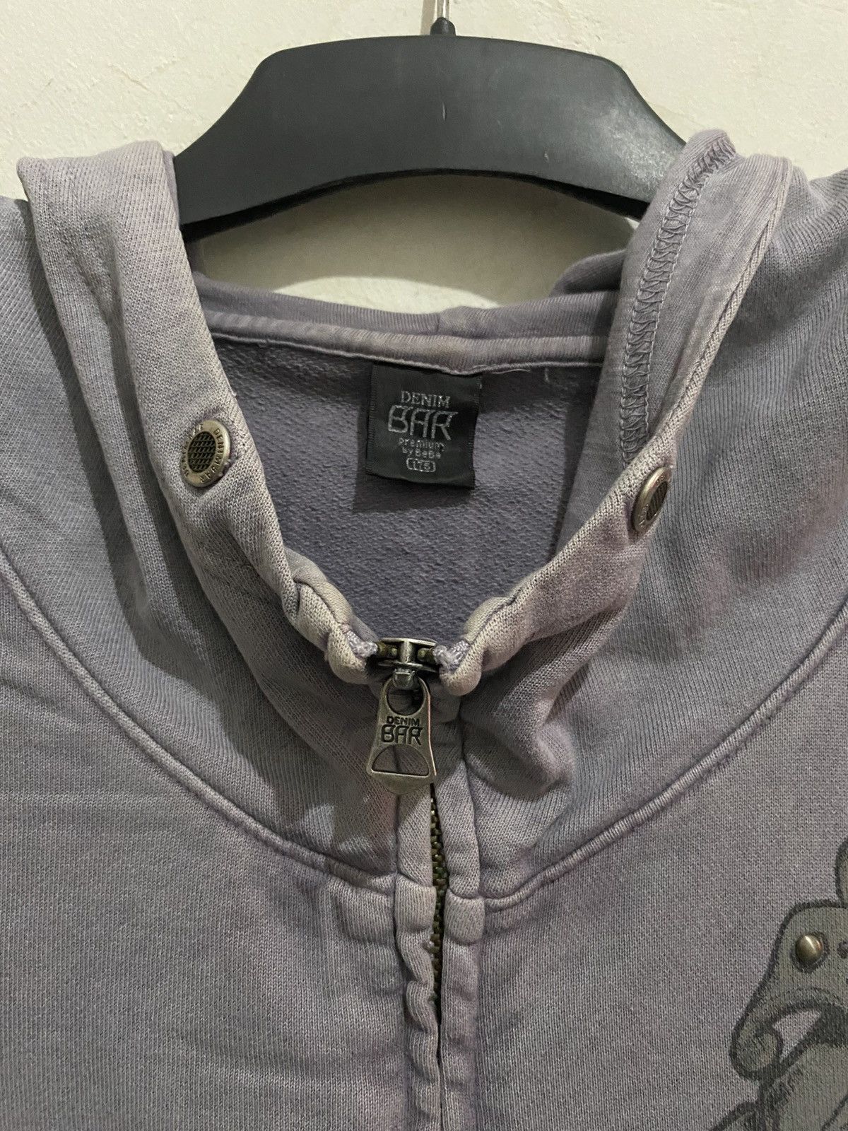 Japanese Brand Denim Bar Y2K Zip Up Hodie Size US M / EU 48-50 / 2 - 6 Thumbnail