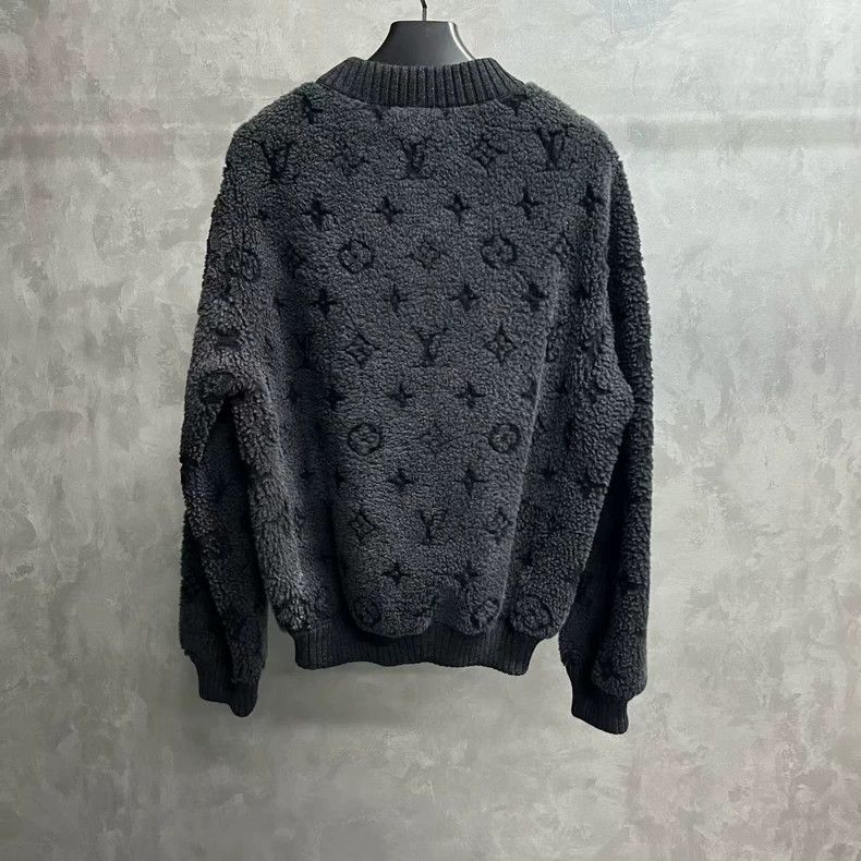 Louis Vuitton Louis Vuitton Full Black Logo Pullover Crew Neck Sweatshir Size US M / EU 48-50 / 2 - 5 Thumbnail