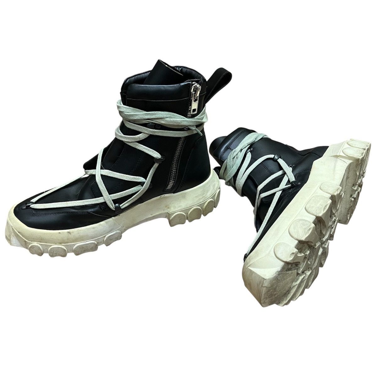 Rick Owens Rick Owen's Plinth Blistered Hiker Boots FW2013 | Grailed