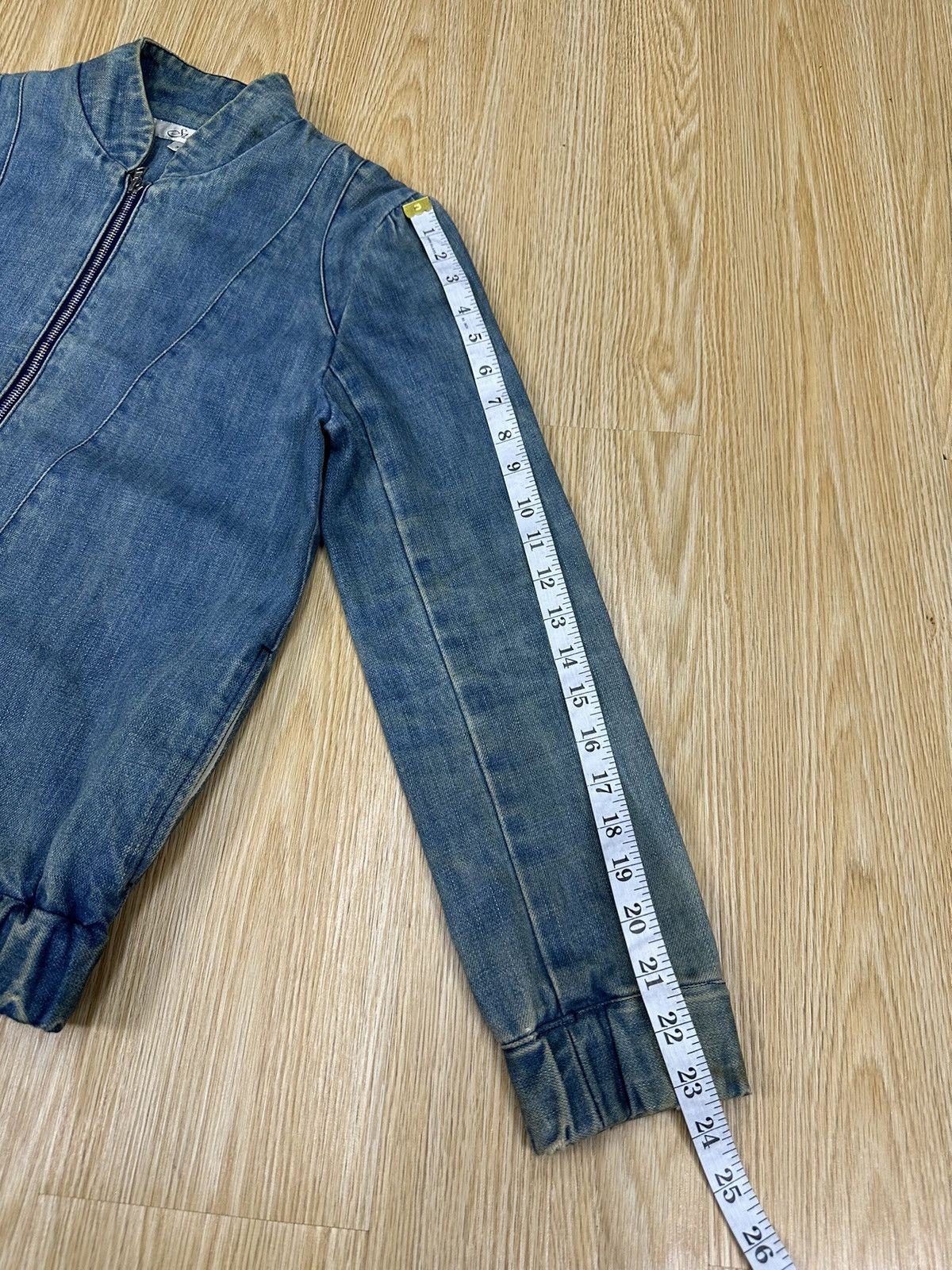 Vintage Rare Vintage Sladky Japan Worn Denim Jacket Z209 Size M / US 6-8 / IT 42-44 - 8 Thumbnail