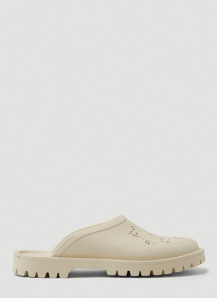 Gucci o1s1wg110525 Men's Slip-on Sandals in Off White Size US 7.5 / EU 40-41 - 1 Thumbnail