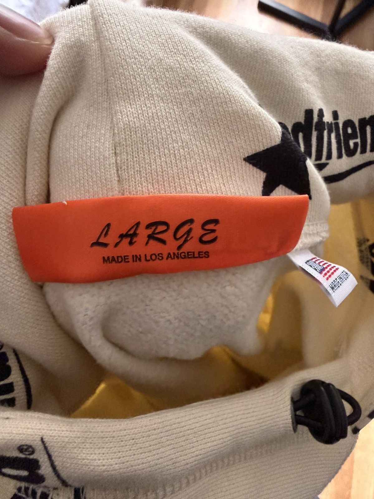 Vintage bad friend all over logo hoodie Size US L / EU 52-54 / 3 - 3 Thumbnail