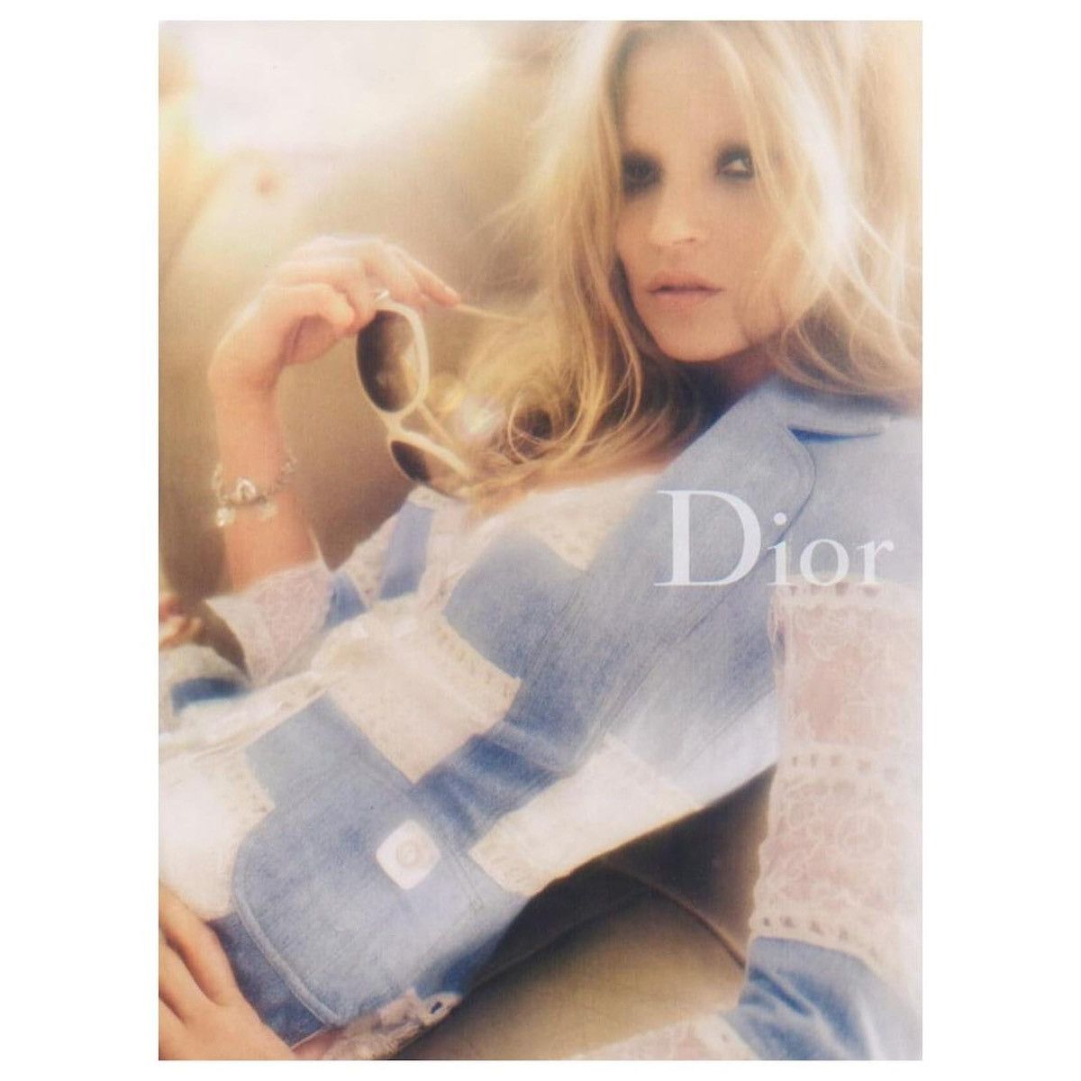 Dior Christian Dior by Galliano 2005 Lace Crochet Jacket Denim Size S / US 4 / IT 40 - 6 Thumbnail