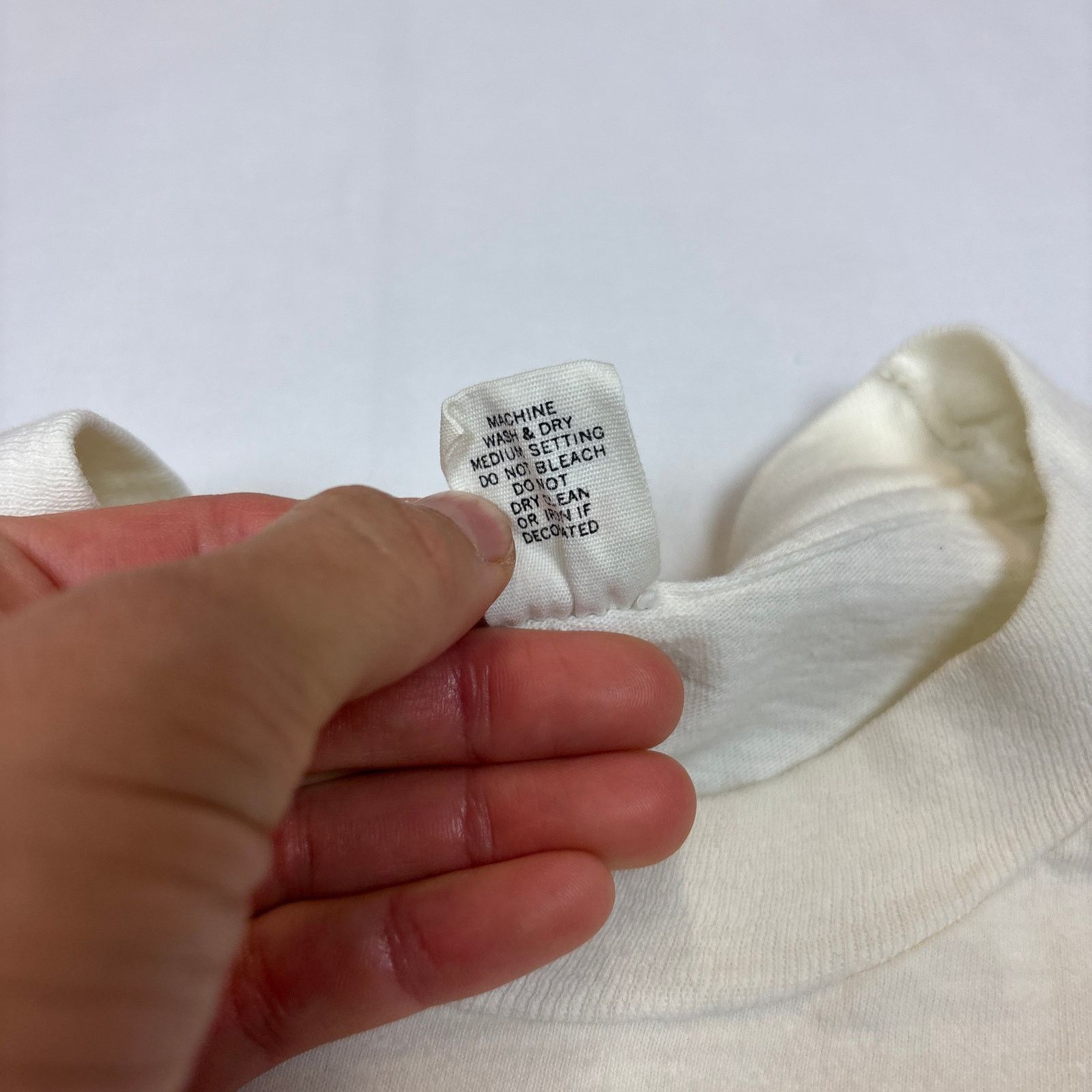 Hanes Vintage 70s Flip Shirt XL Eucy Pocr F*ck Humor Tee Size US XL / EU 56 / 4 - 8 Thumbnail