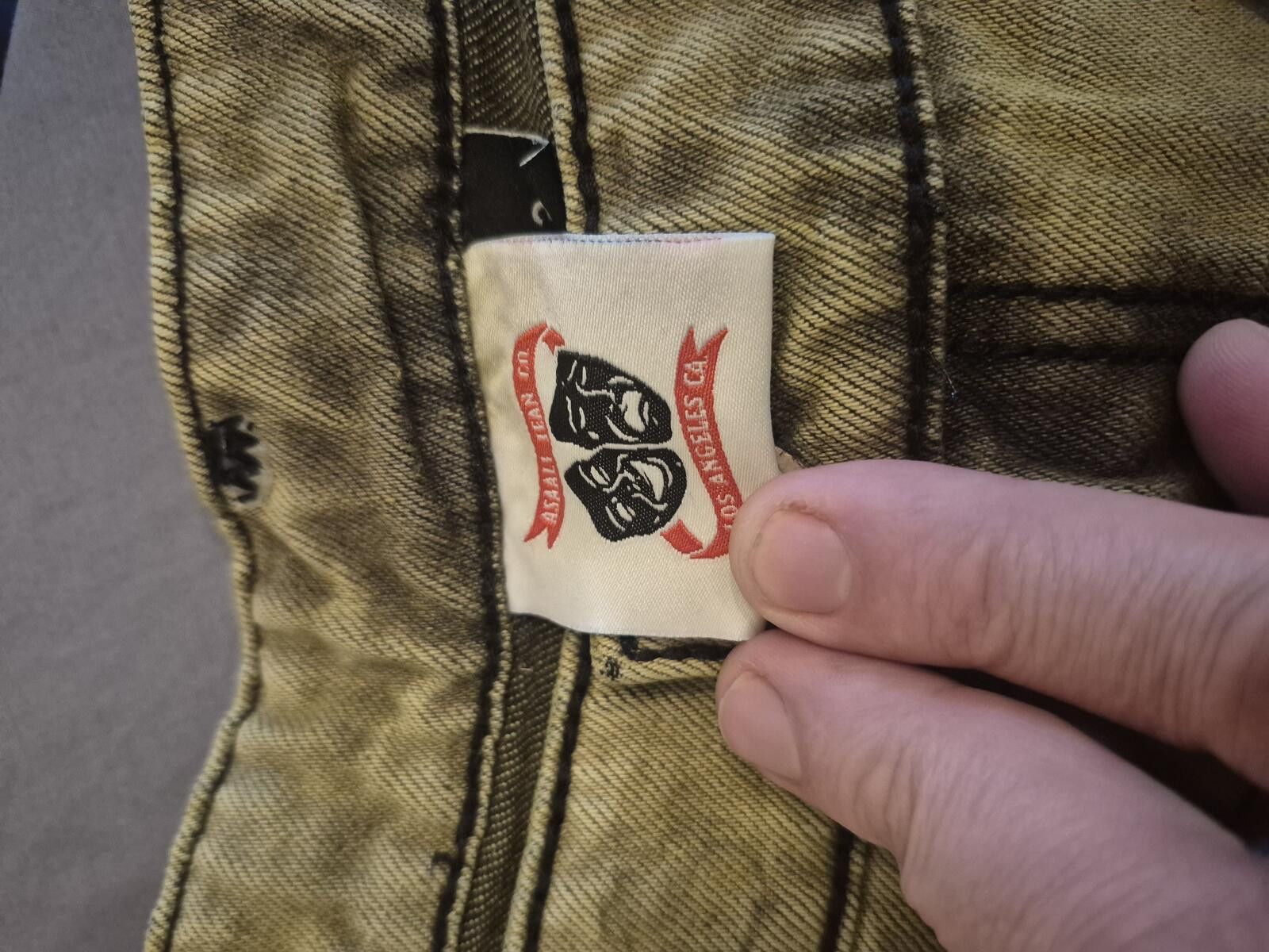 Asaali Asaali Yellow Cartel Denim Jeans Size 38 MSRP $350 Size US 38 / EU 54 - 8 Thumbnail
