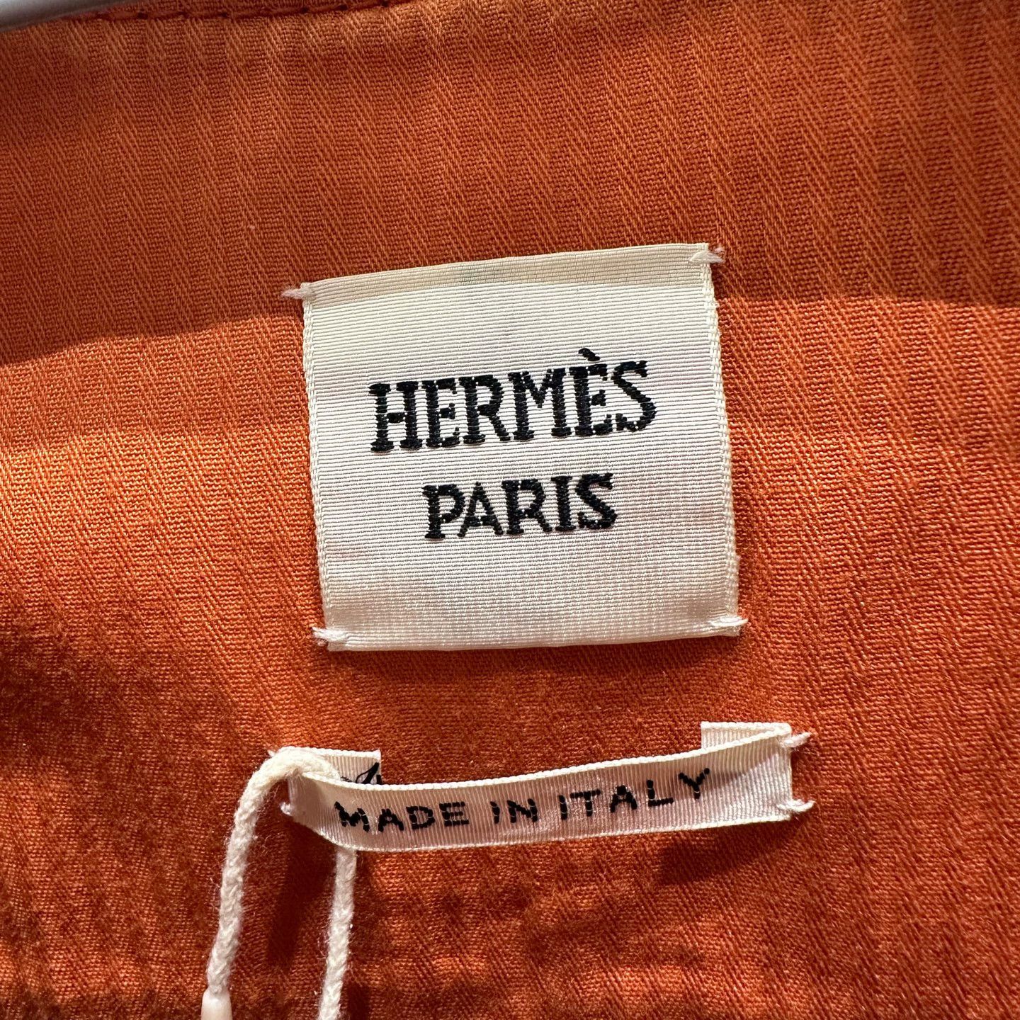 Hermes Hermes mar325 logo leather tag denim jacket 32 Size XXS / US 00 / IT 34 - 3 Thumbnail