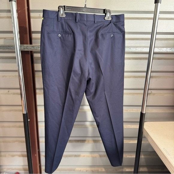 Designer New JB Britches Torino Classic Navy Men's Dress Pants Sz 36R Size US 36 / EU 52 - 2 Thumbnail