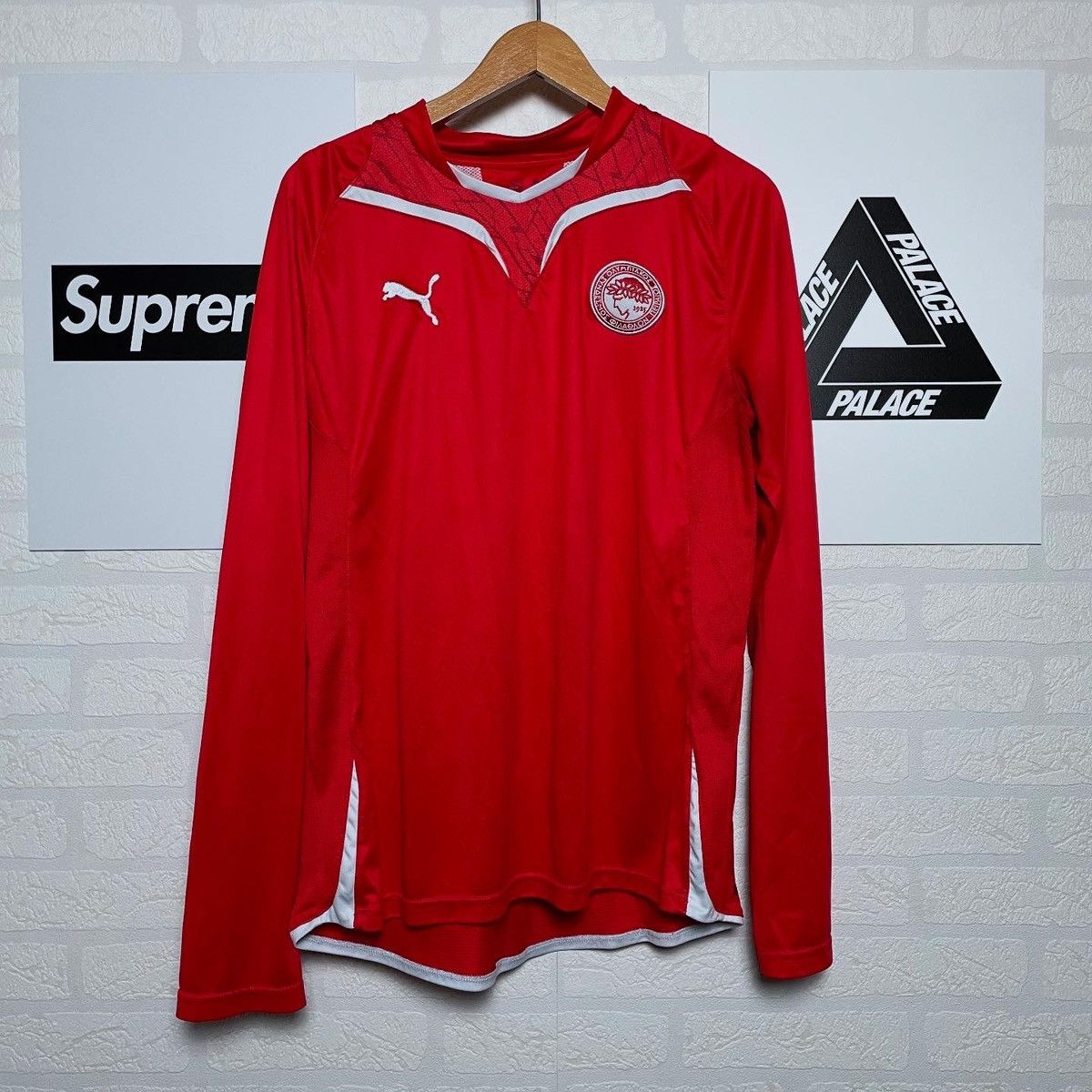 Puma Puma Olympiacos Piraeus 2009 2010 Home Soccer Jersey Size US M / EU 48-50 / 2 - 1 Thumbnail
