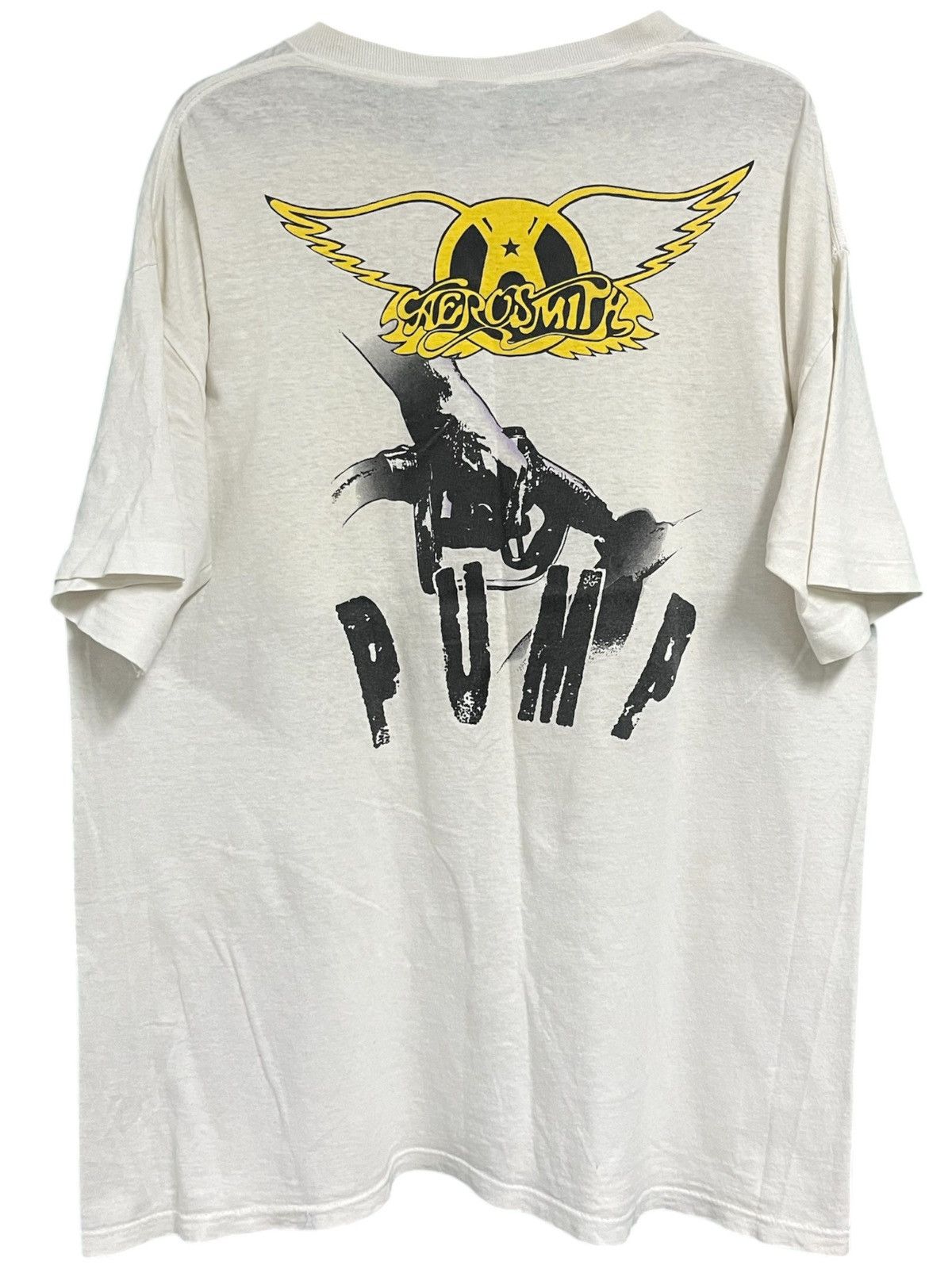 Aerosmith × Band Tees × Vintage Vintage Aerosmith 80s t shirt 1989 Size US XL / EU 56 / 4 - 2 Thumbnail