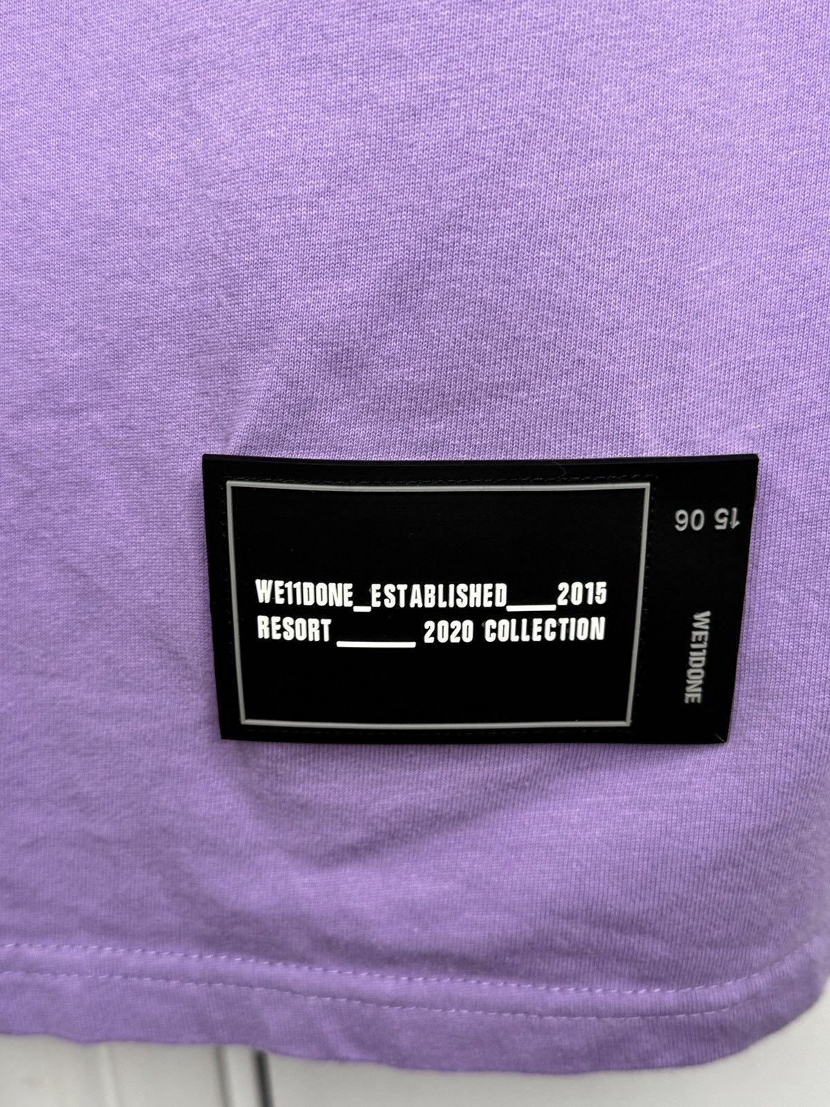 WE11DONE Lavender Polar Bear Reflective Heart Tee Size US XS / EU 42 / 0 - 6 Thumbnail
